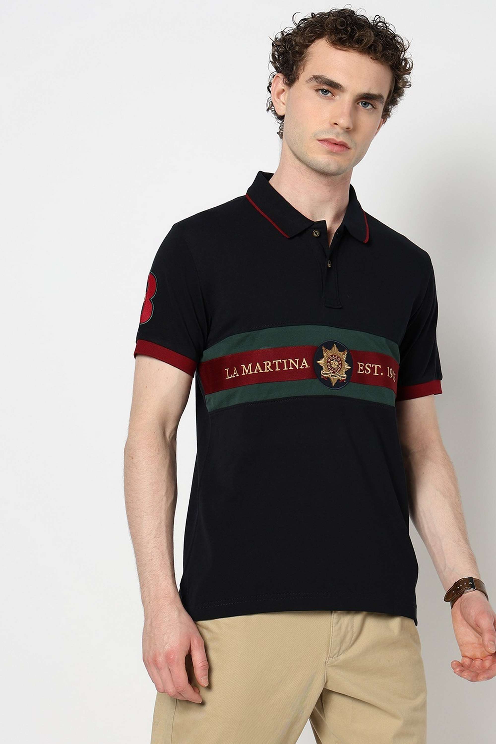 Solid-Cotton-Slim-Fit-Men-Polo-T-Shirt