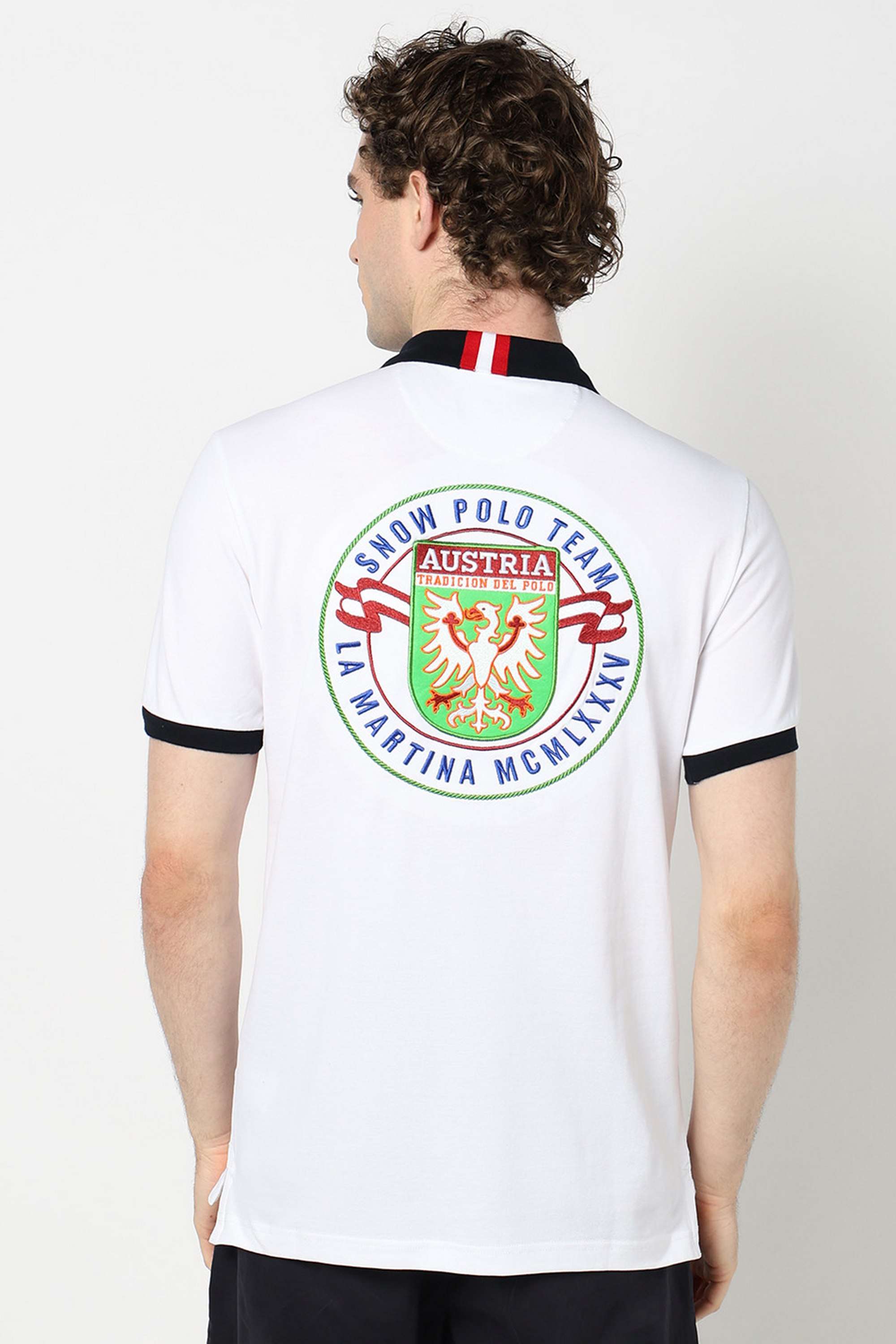 Embroidered-Blended-Fabric-Slim-Fit-Men-Polo-T-Shirt