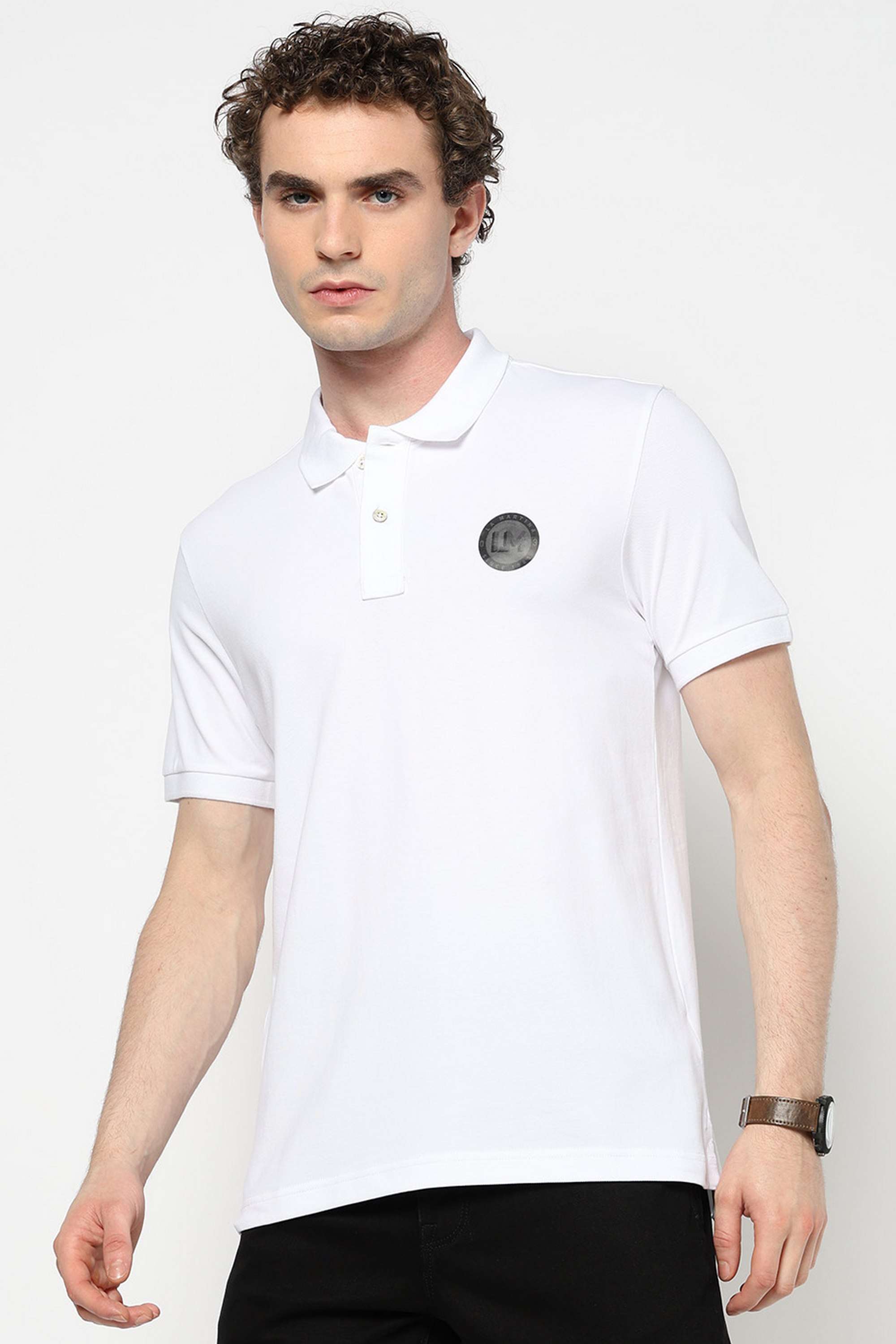 Printed-Blended-Fabric-Slim-Fit-Men-Polo-T-Shirt