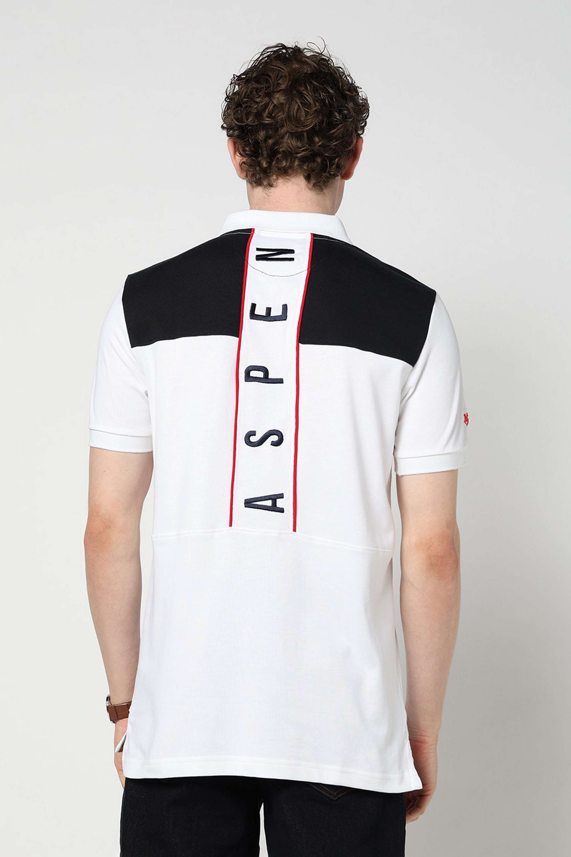 Solid-Blended-Fabric-Polo-Men-s-T-Shirt