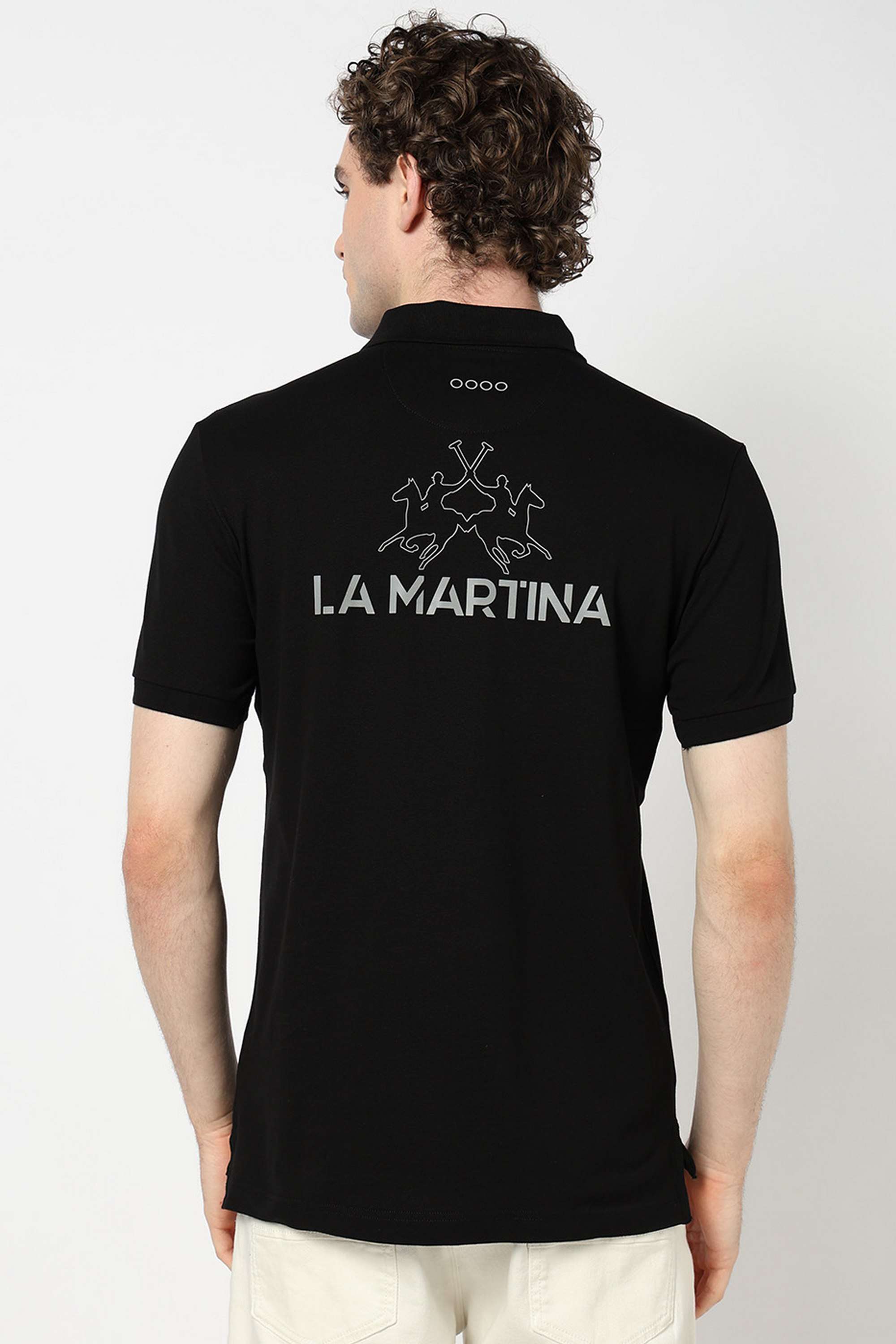 Typographic-Blended-Fabric-Slim-Fit-Men-Polo-T-Shirt