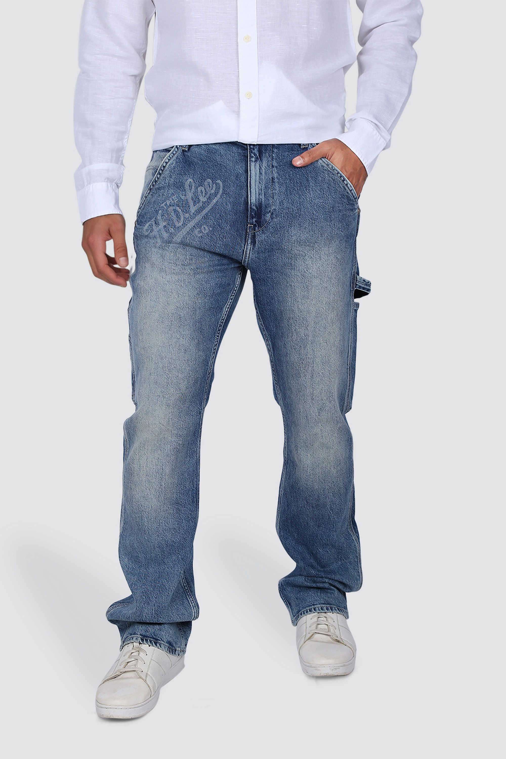 Solid-Cotton-Relaxed-Fit-Men-s-Jeans
