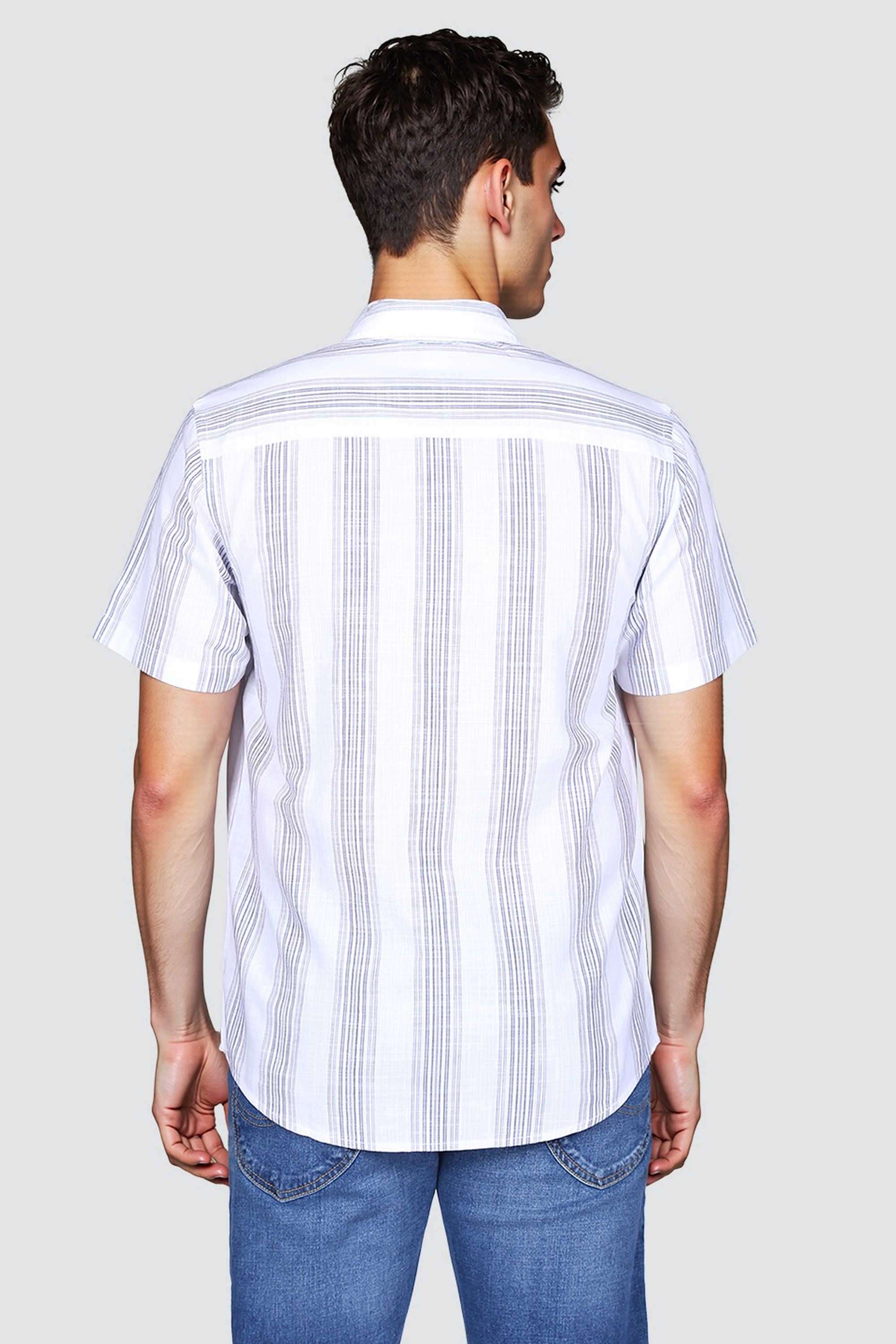 Stripes-Cotton-Regular-Fit-Men-Casual-Wear-Shirt
