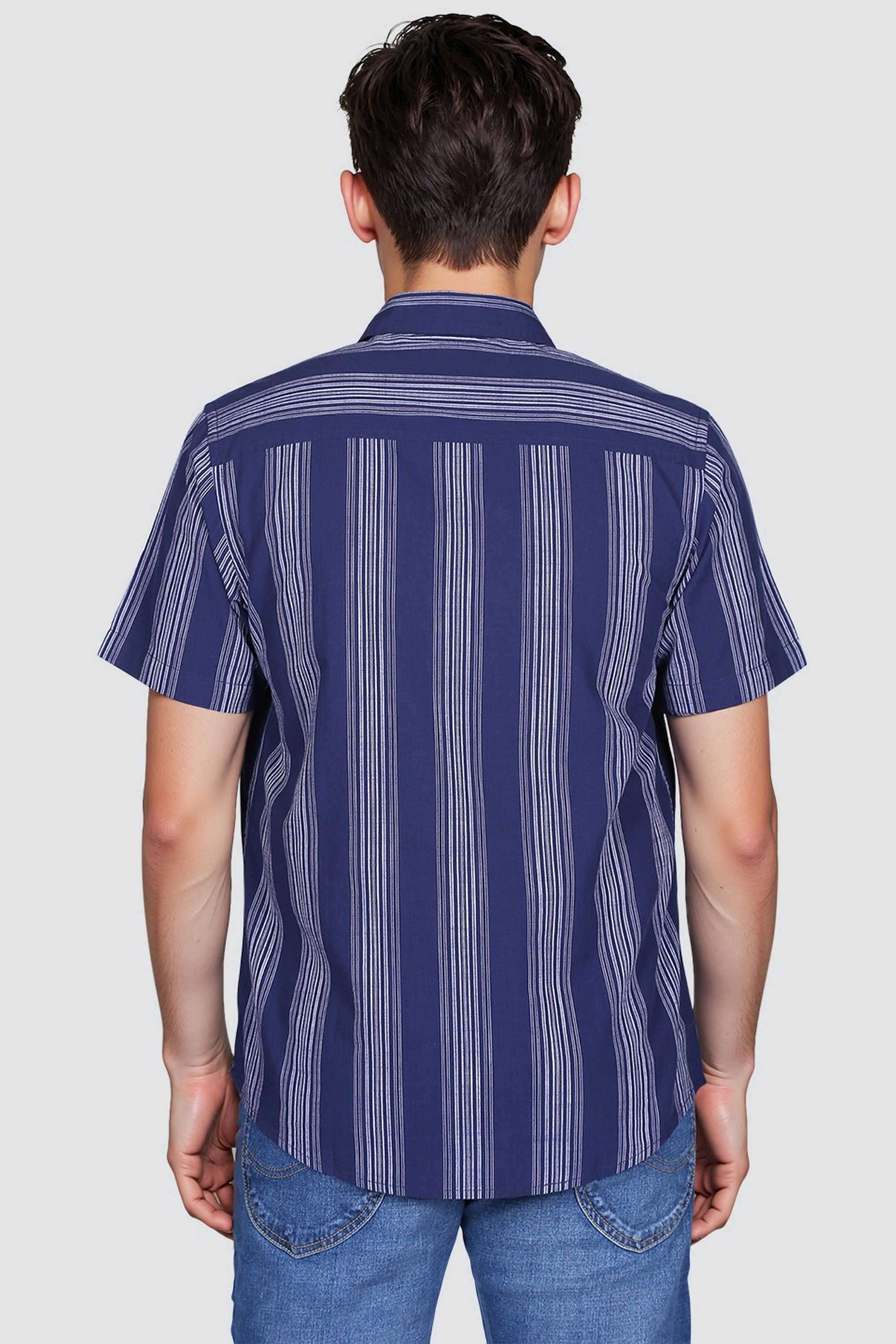 Stripes-Cotton-Regular-Fit-Men-Casual-Wear-Shirt