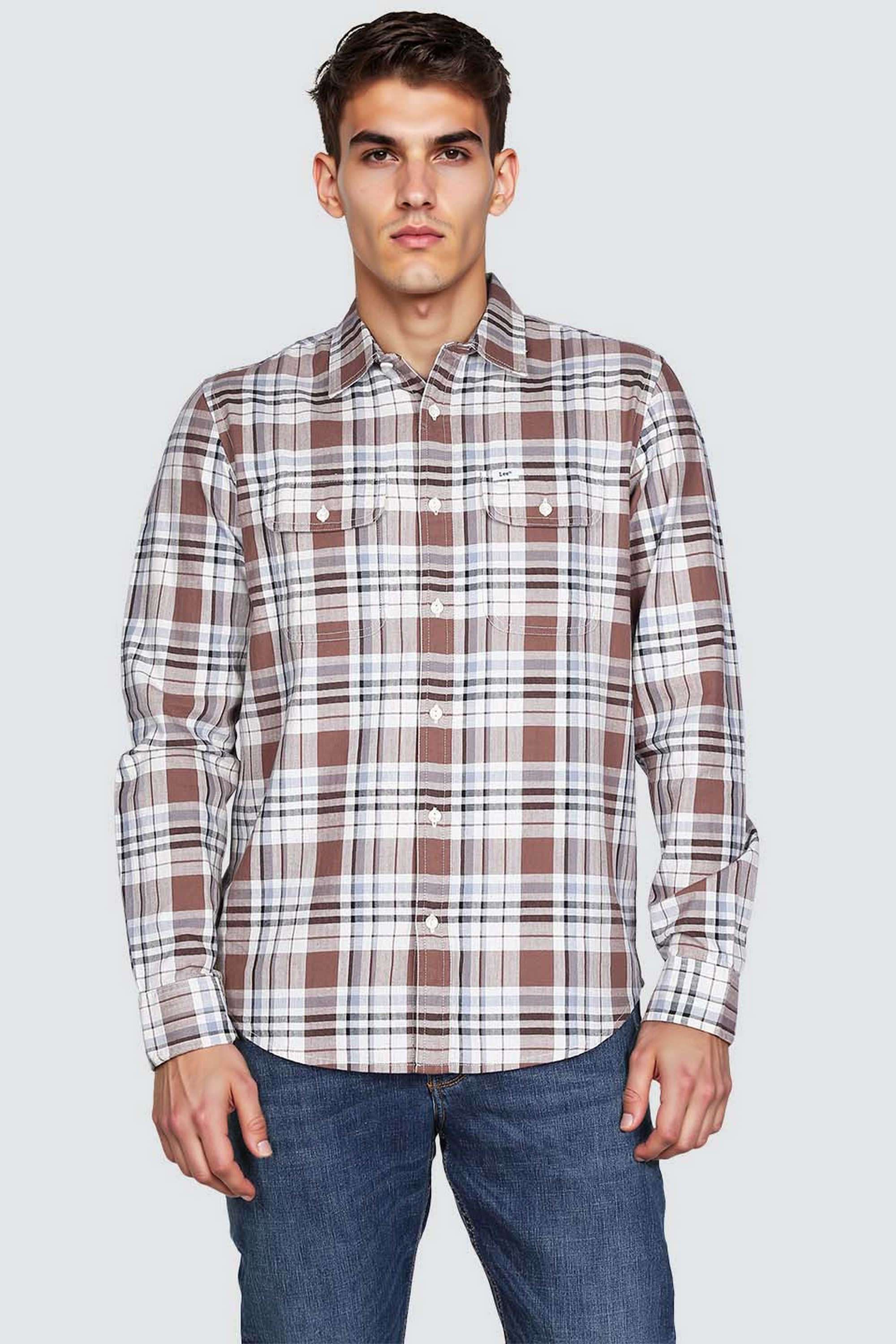 Checks-Cotton-Regular-Fit-Men-s-Casual-Shirt