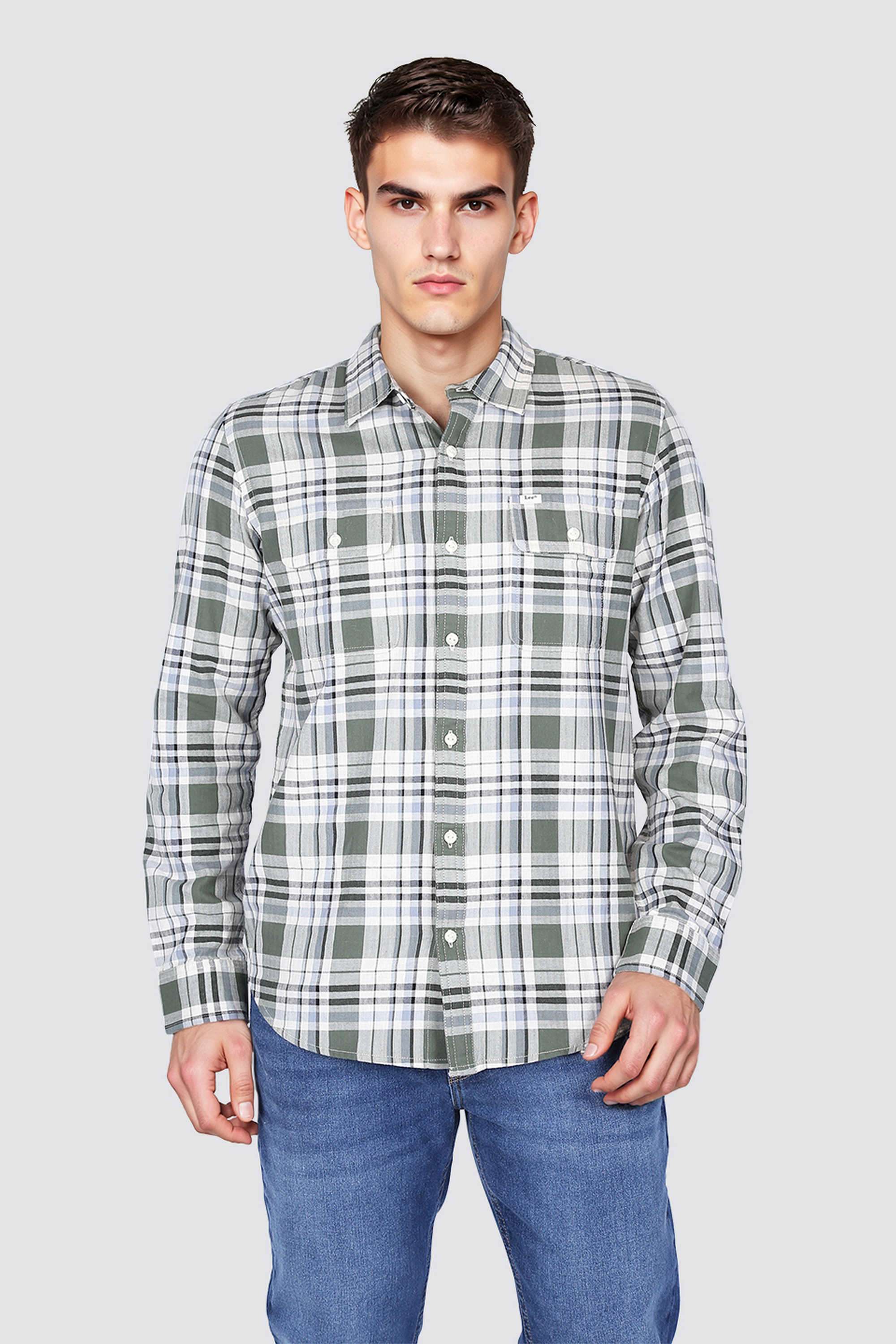Checks-Cotton-Regular-Fit-Men-s-Casual-Shirt