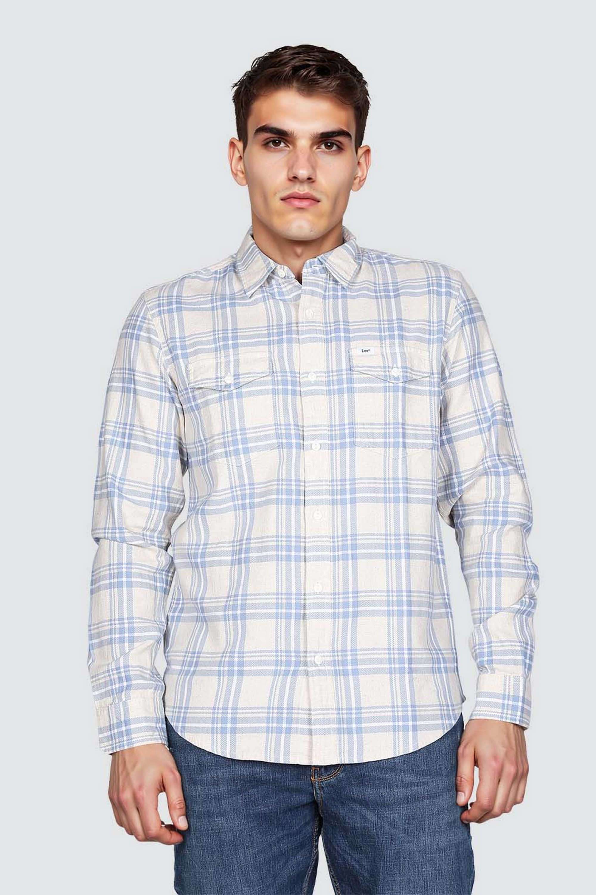 Checks-Cotton-Regular-Fit-Men-s-Casual-Shirt