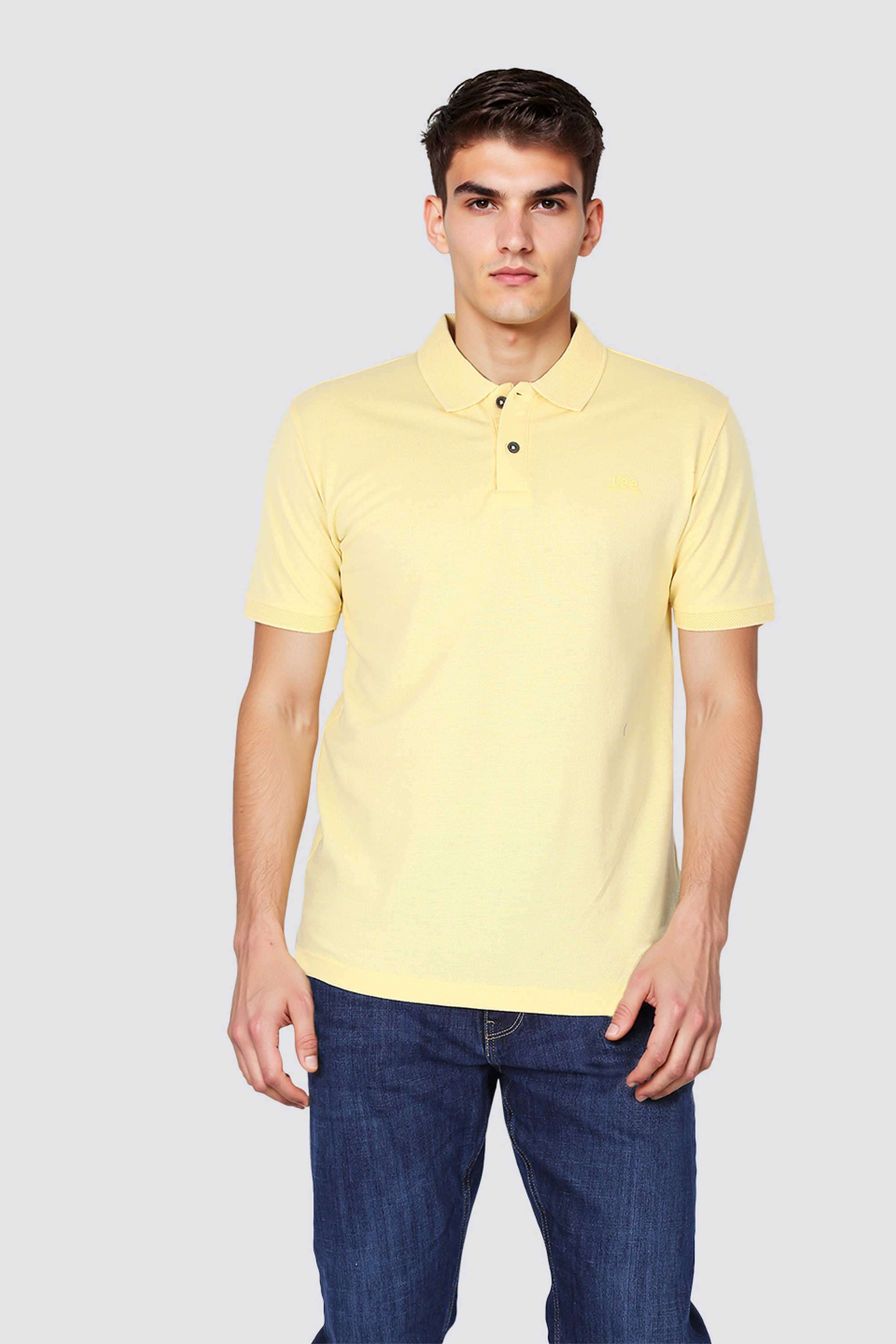 Solid-Cotton-Polo-Men-s-T-Shirt