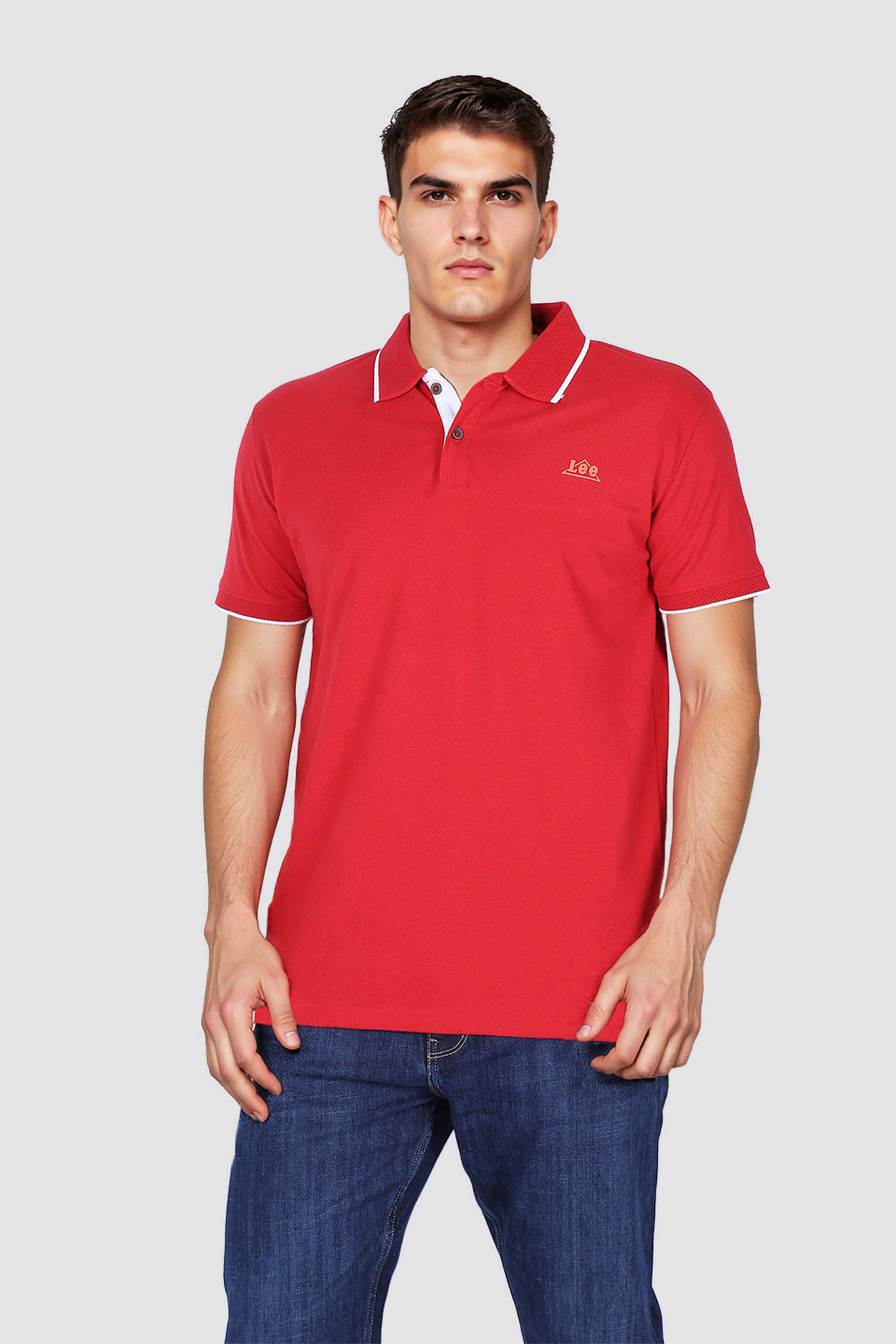 Solid-Cotton-Polo-Men-s-T-Shirt