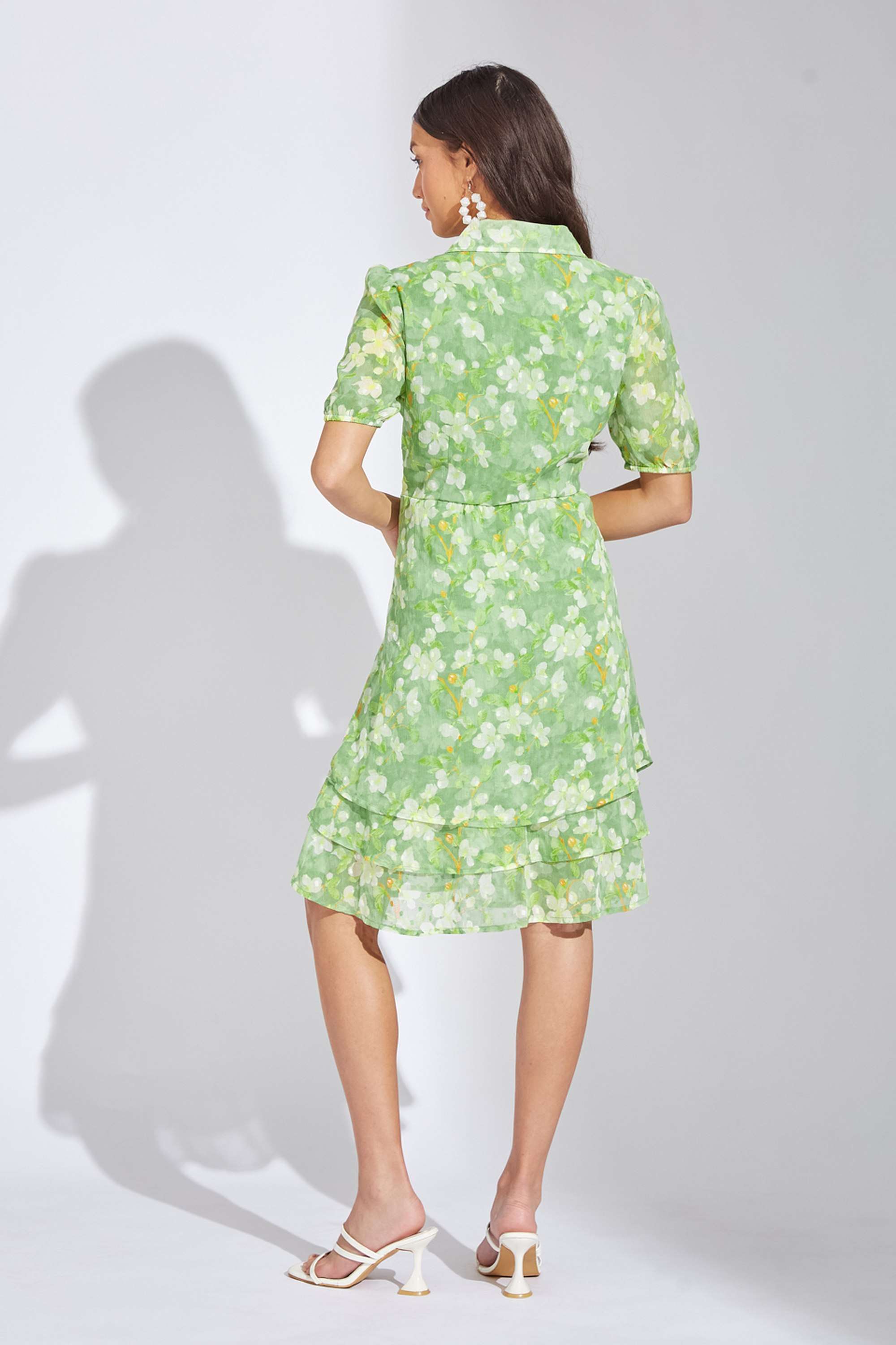 Printed-Polyester-Collared-Women-s-Dress