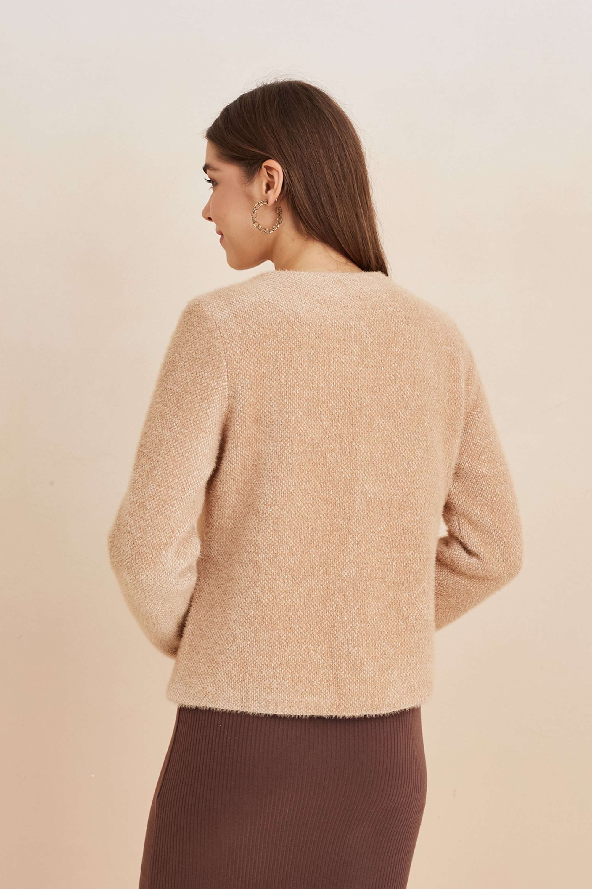 Solid-Nylon-Collared-Women-s-Jacket