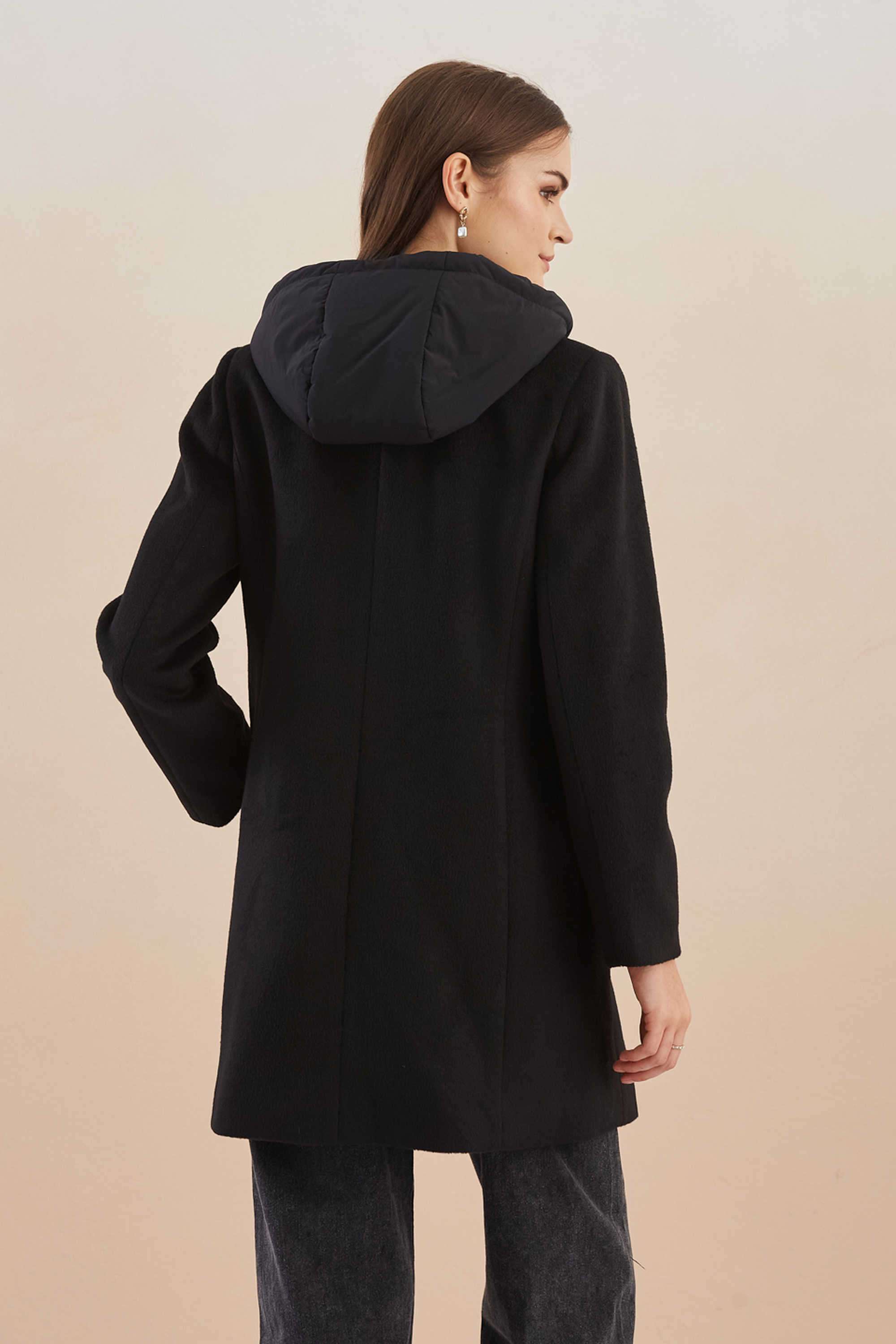Solid-Polyester-Regular-Fit-Women-s-Casual-Wear-Coat