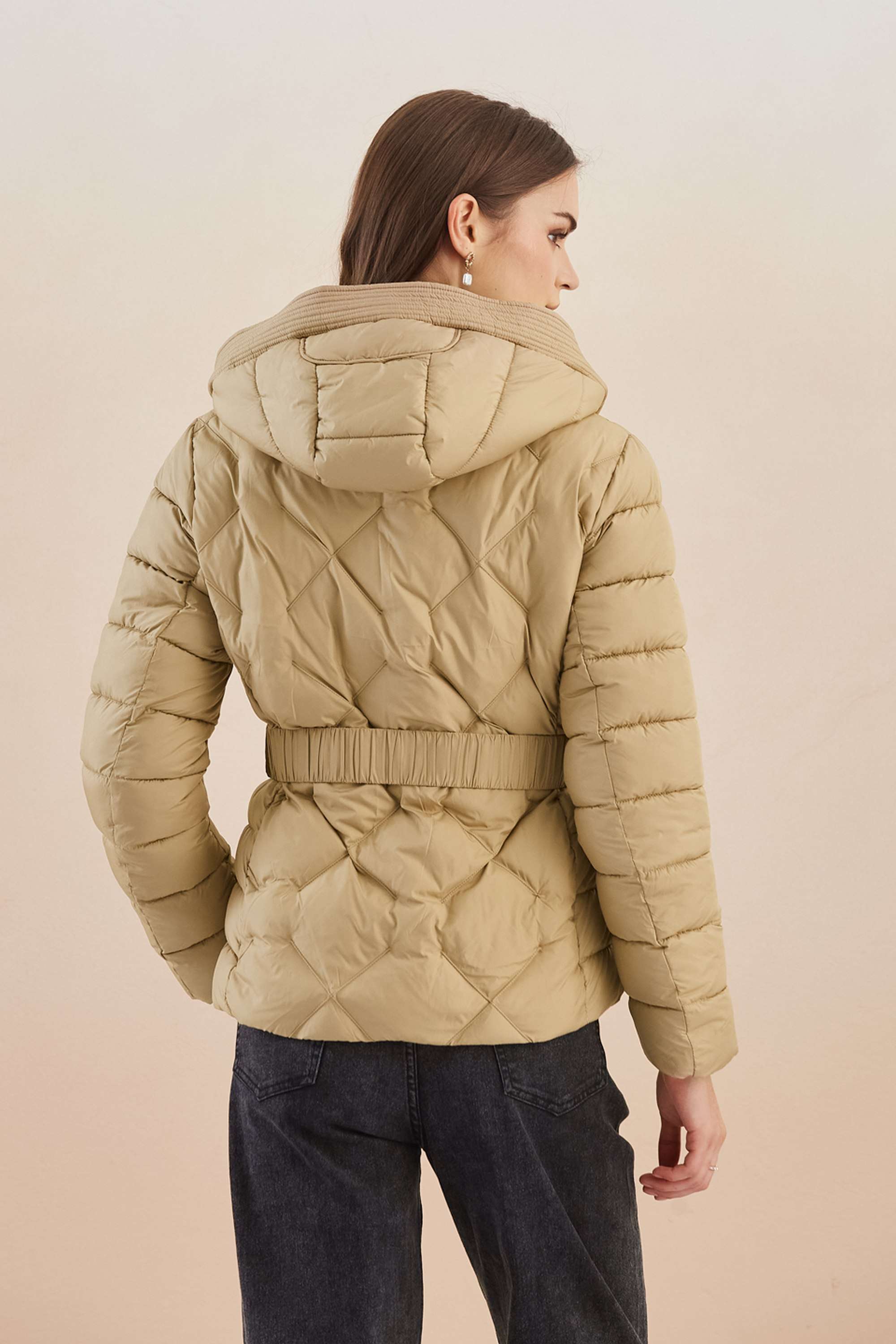 Solid-Polyester-Hooded-Women-s-Jacket