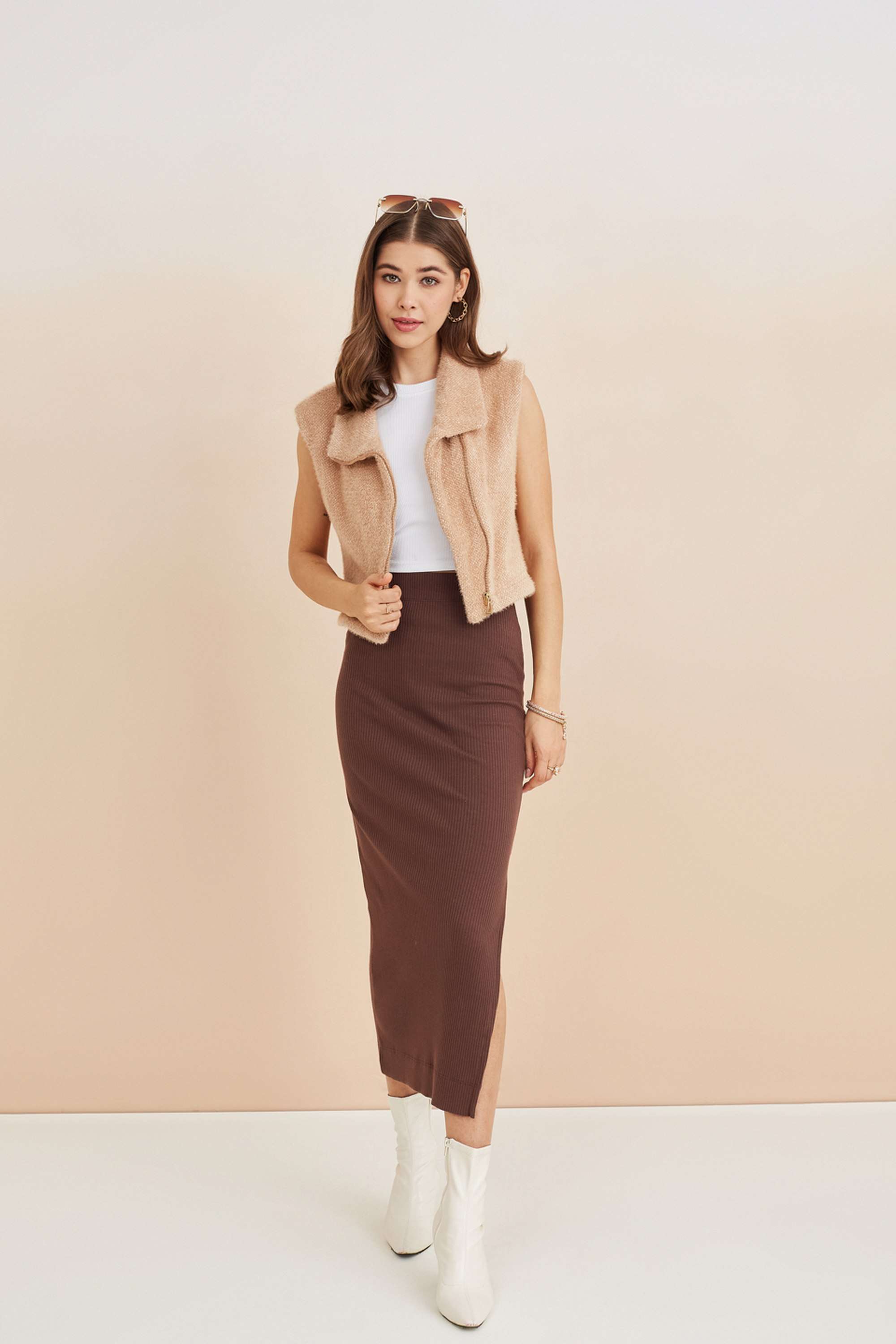 Solid-Nylon-Collared-Women-s-Jacket