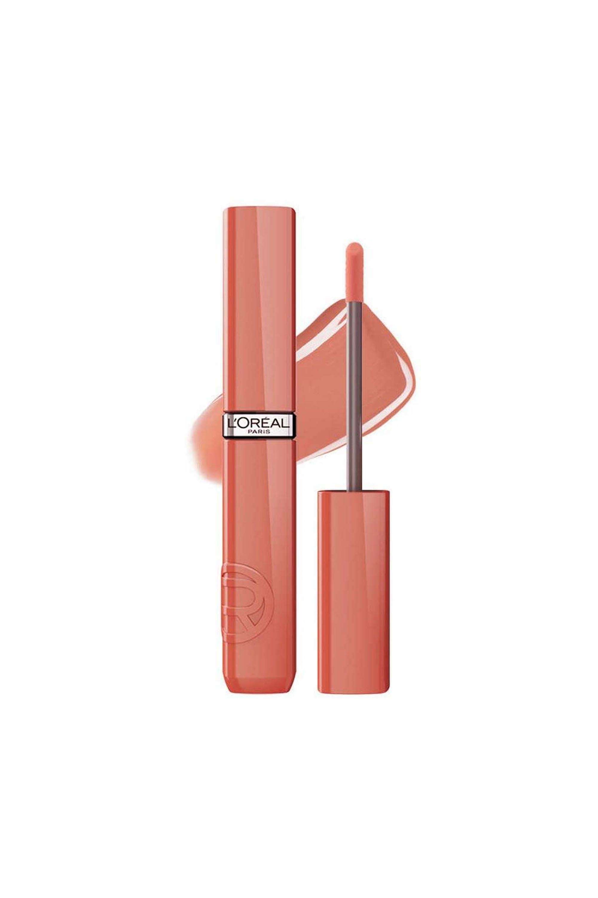 Infallible-Laque-Resistance-Lacquer-Like-Shine -16H-Longwear-Liquid-Lipstick---610-Nude-Signature -4-ml