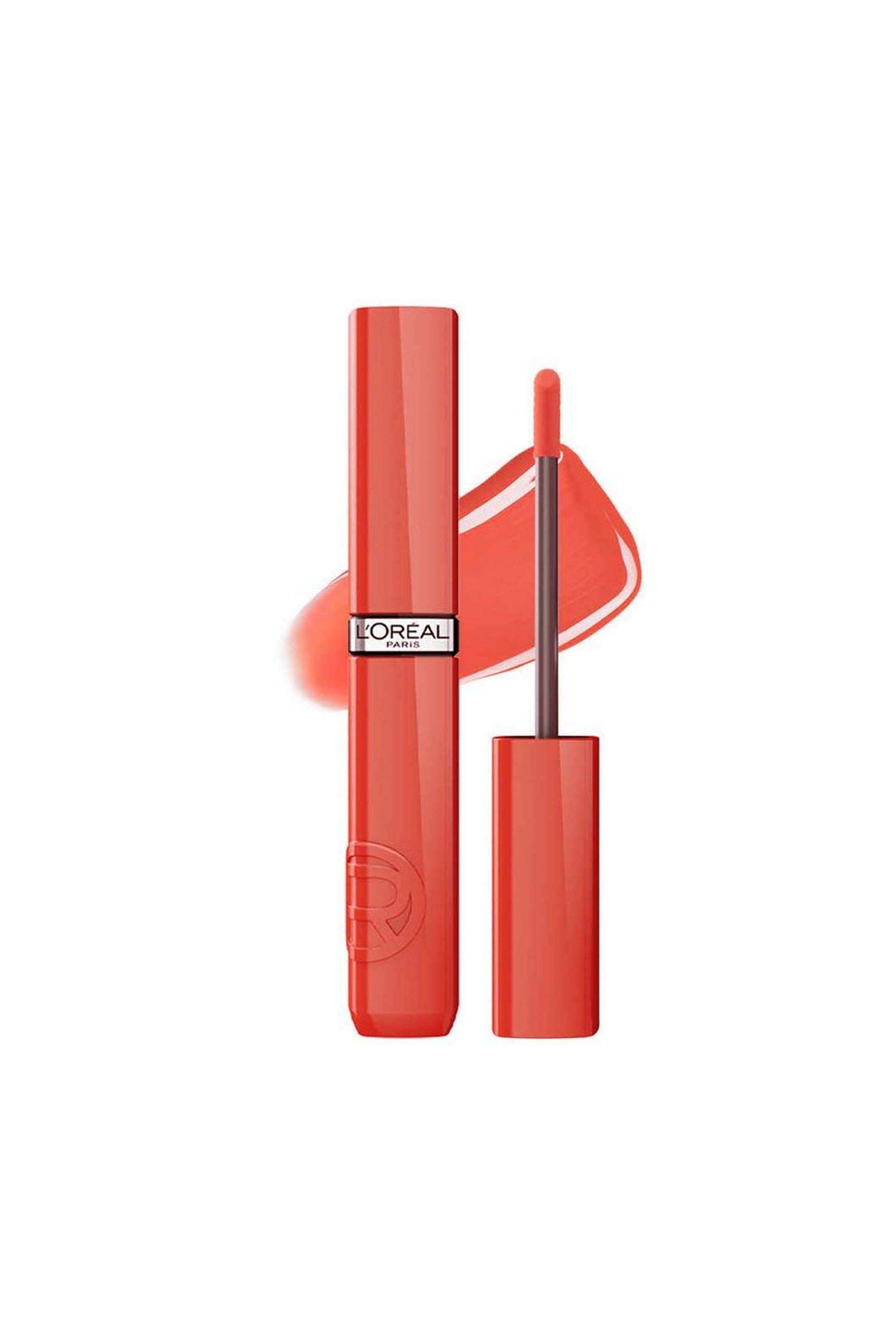 Infallible-Laque-Resistance-Lacquer-Like-Shine -16H-Longwear-Liquid-Lipstick---614-Coral-Amour -4-ml