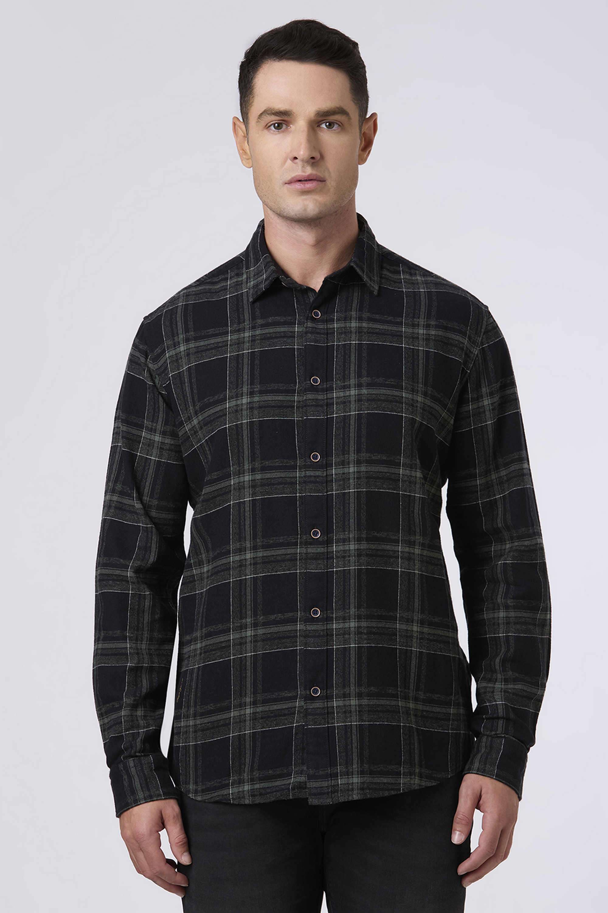 Checks-Cotton-Regular-Fit-Men-Casual-Shirt