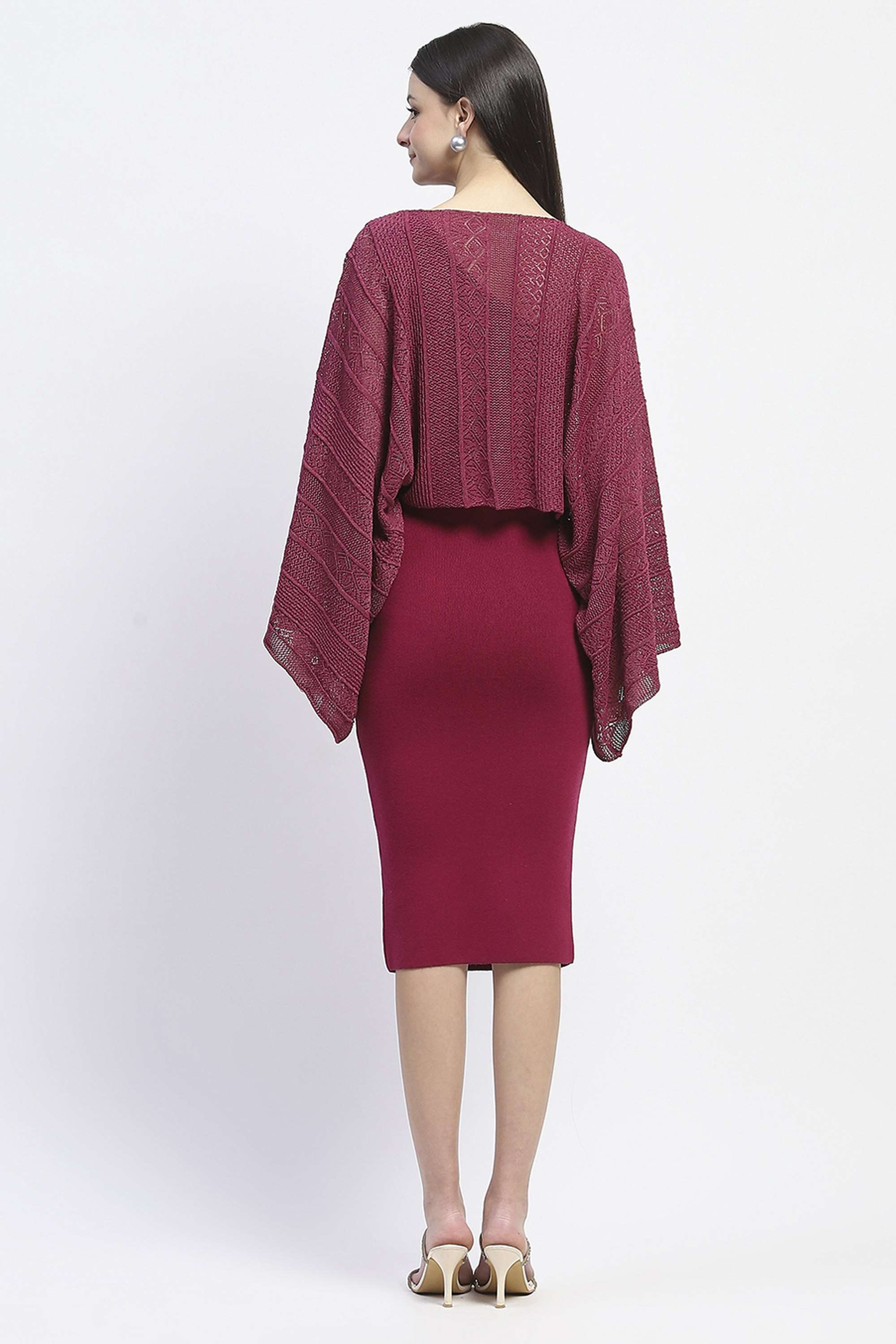 Solid-Viscose-One-Shoulder-Women-s-Casual-Wear-Co-Ord-Set