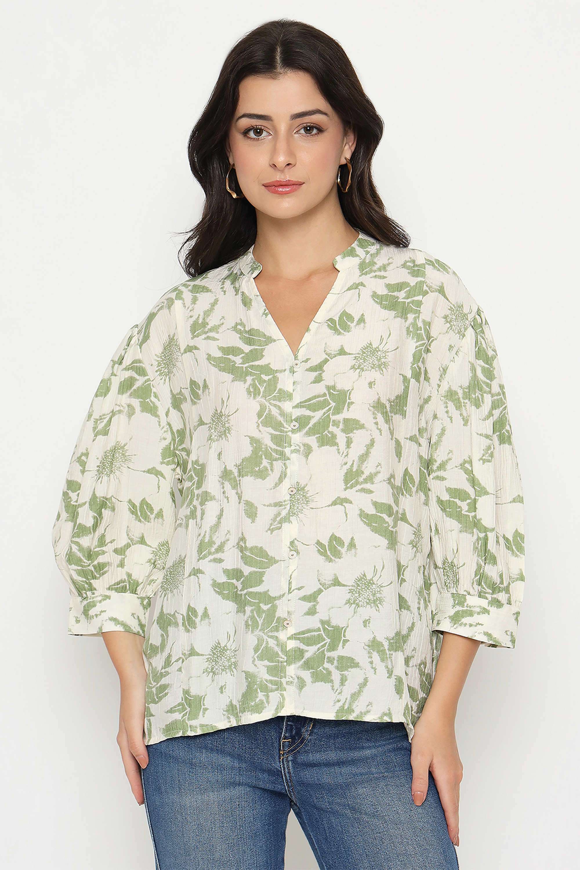 Floral-Rayon-Women-s-Top