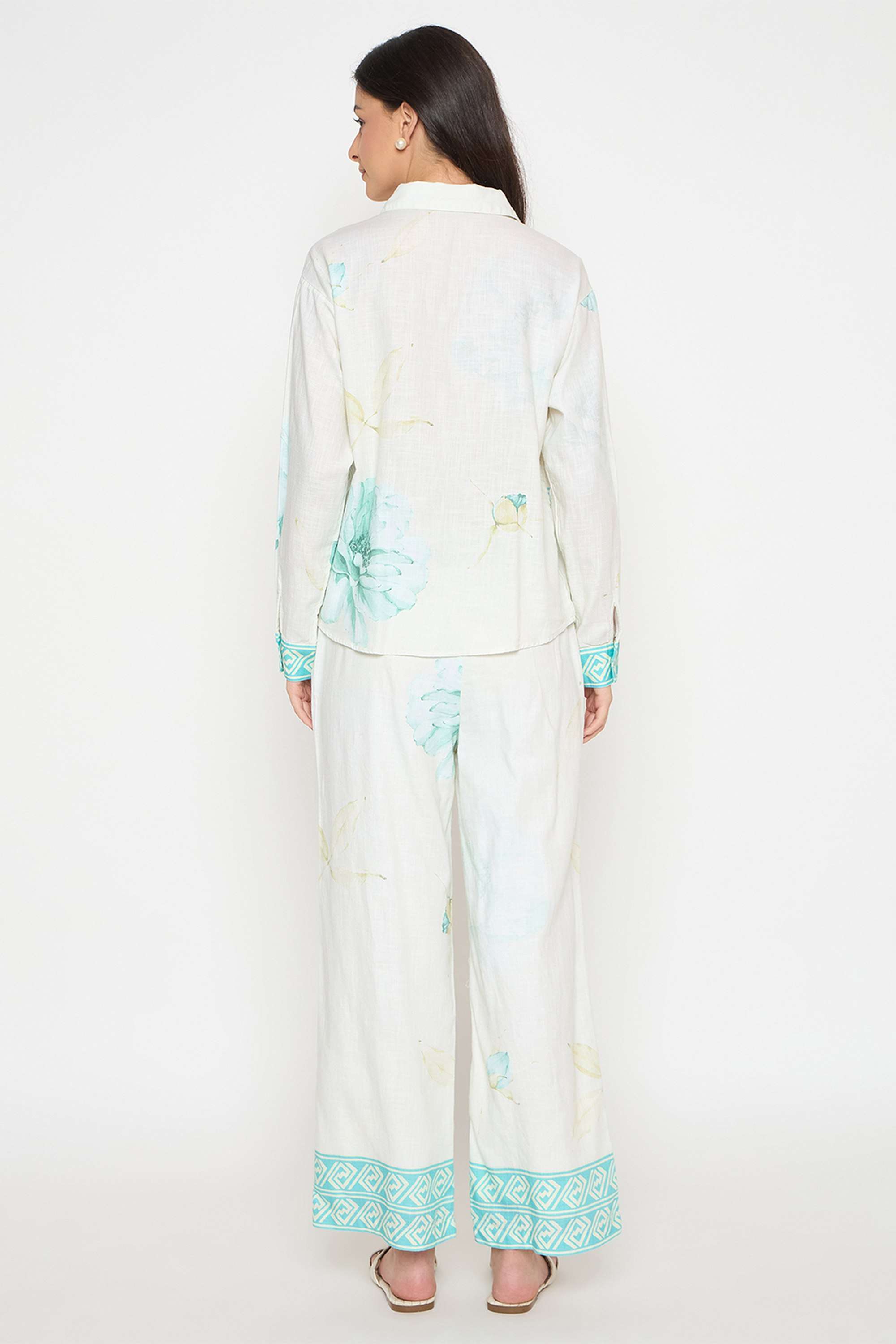 Floral-Ankle-Length-Cotton-Women-s-Co-Ord-Set