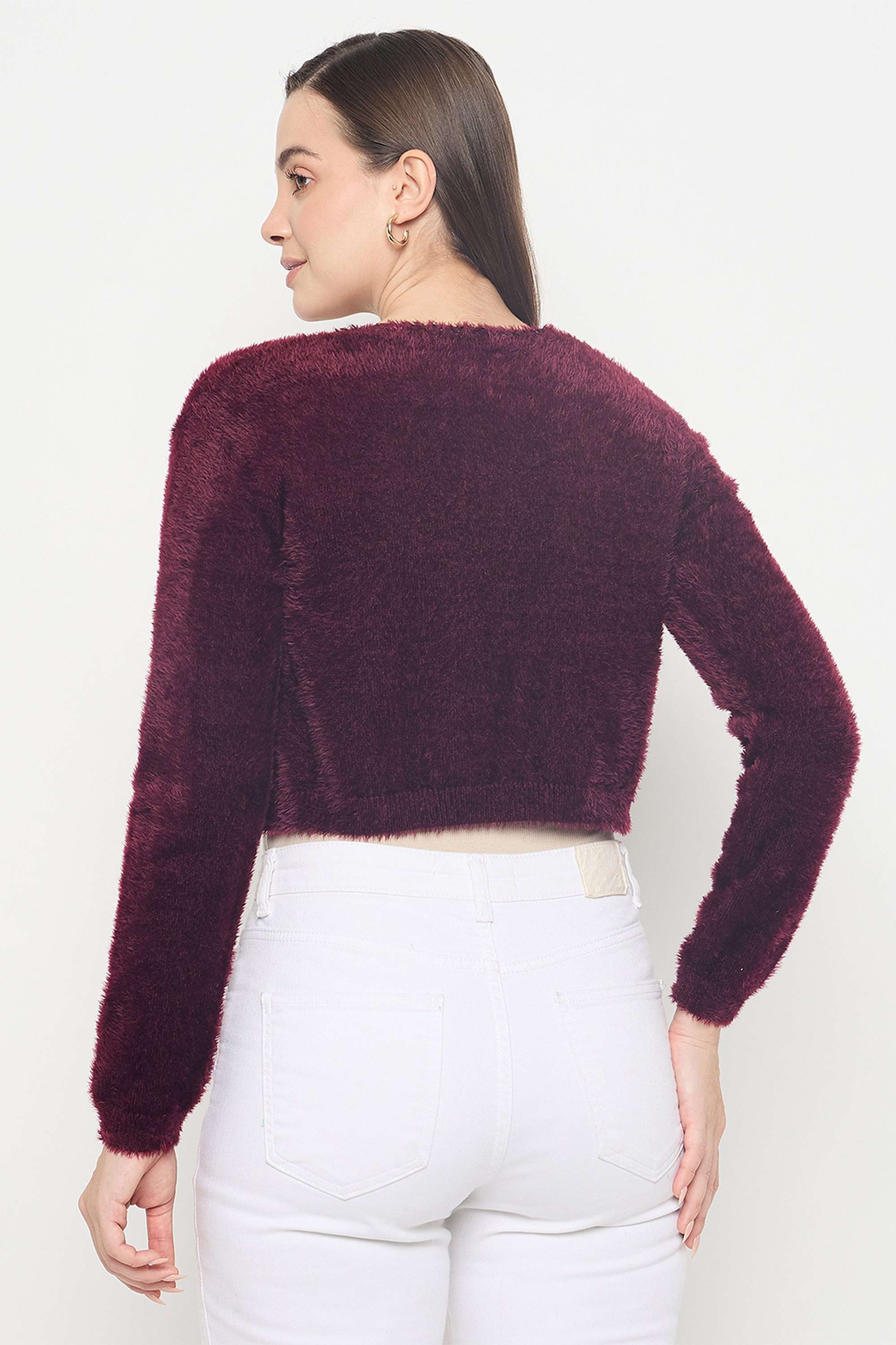 Solid-Polyester-One-Shoulder-Women-s-Shrug