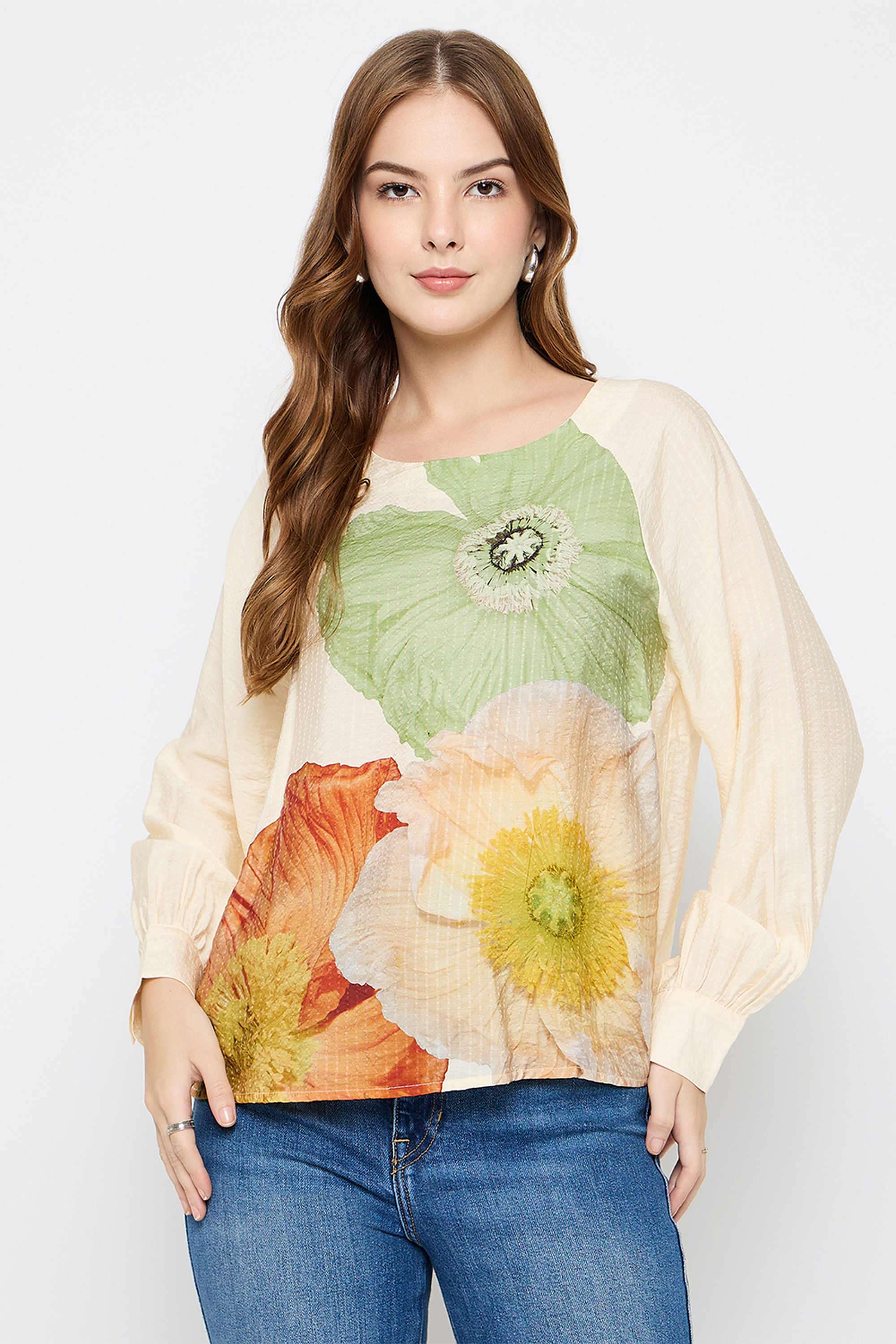 Floral-Rayon-Women-s-Top