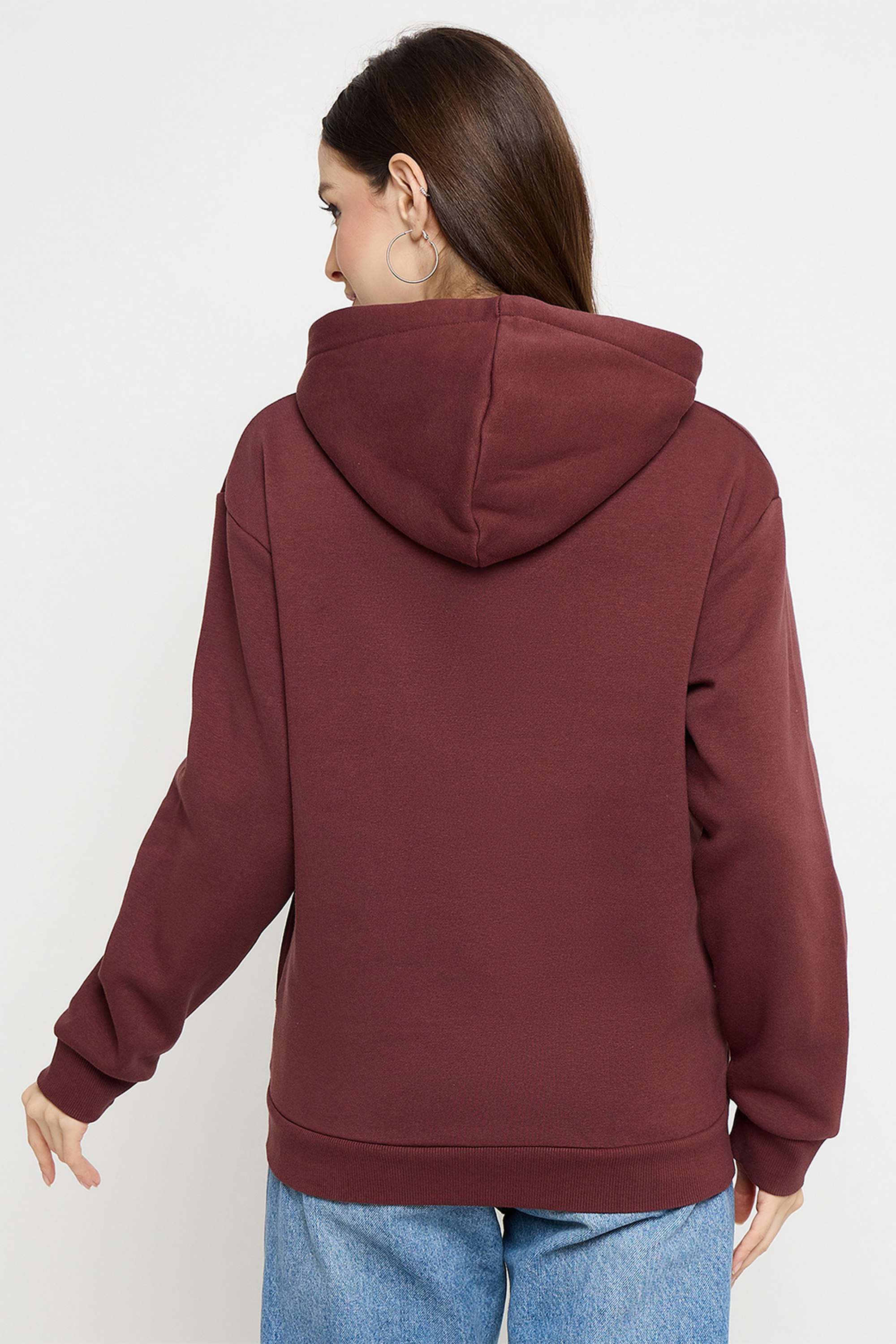 Typographic-Cotton-Hooded-Women-s-Sweatshirt