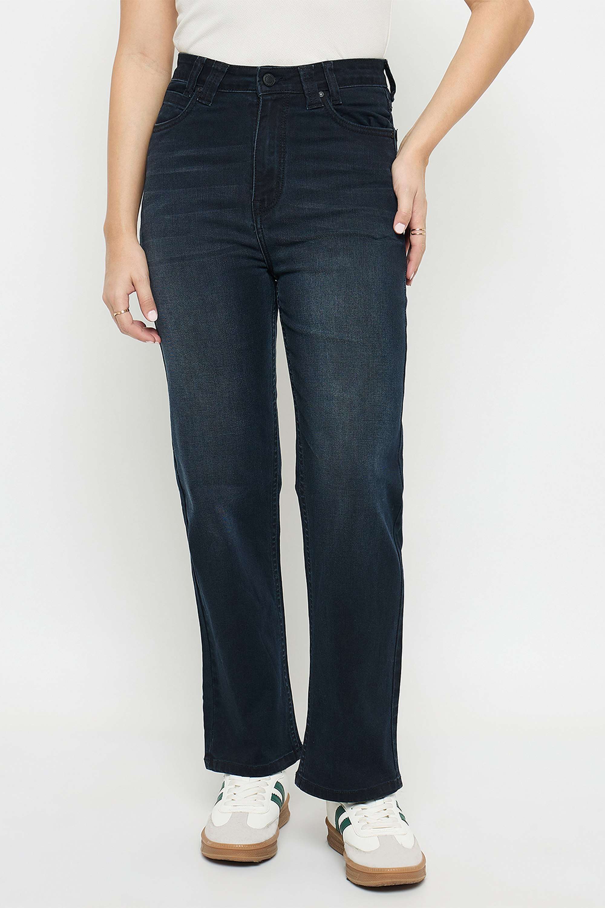 madame Mid Rise Light Wash cotton Relaxed Fit Women Jeans-picture-40