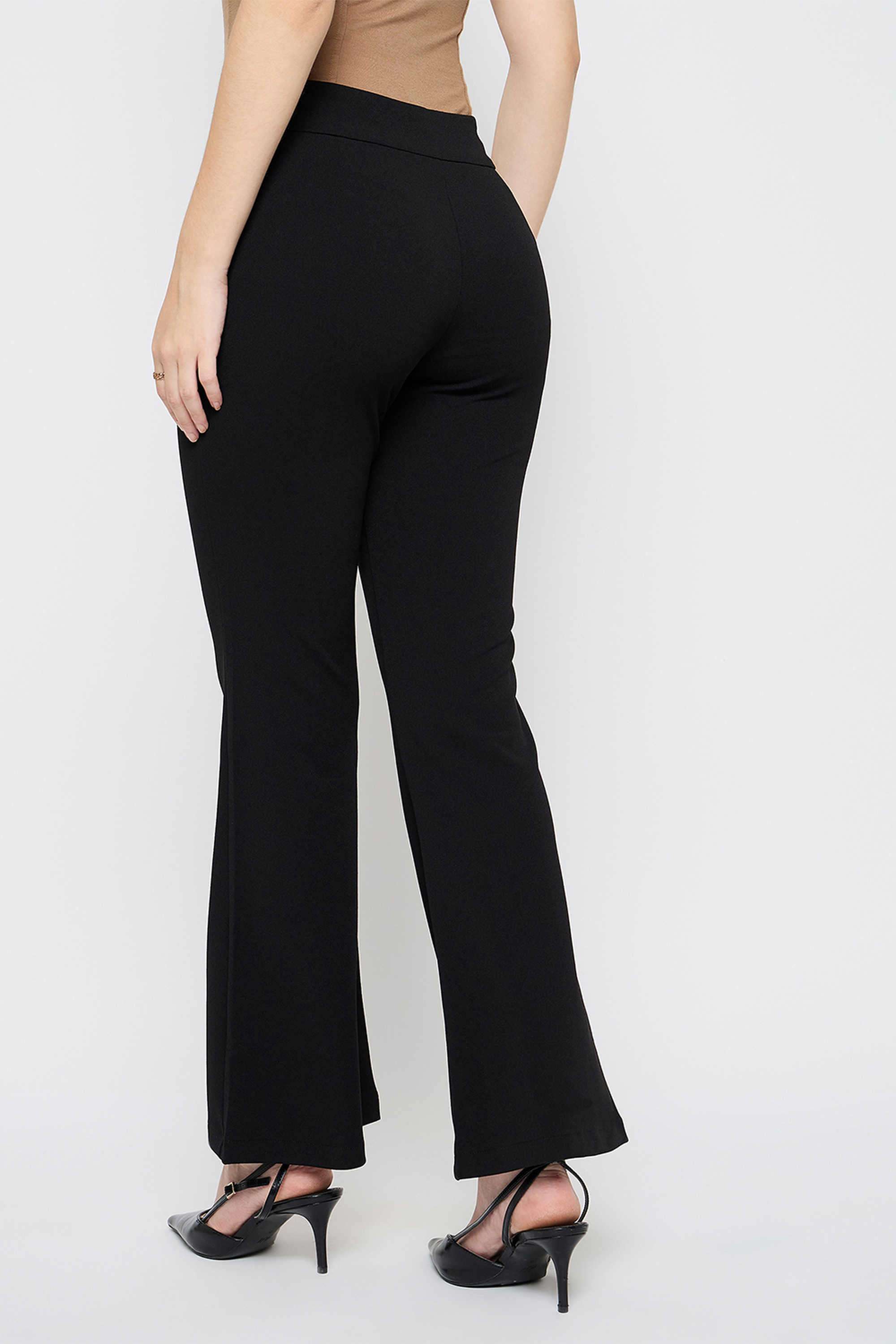 Solid-Relaxed-Fit-Polyester-Women-Casual-Wear-Trousers