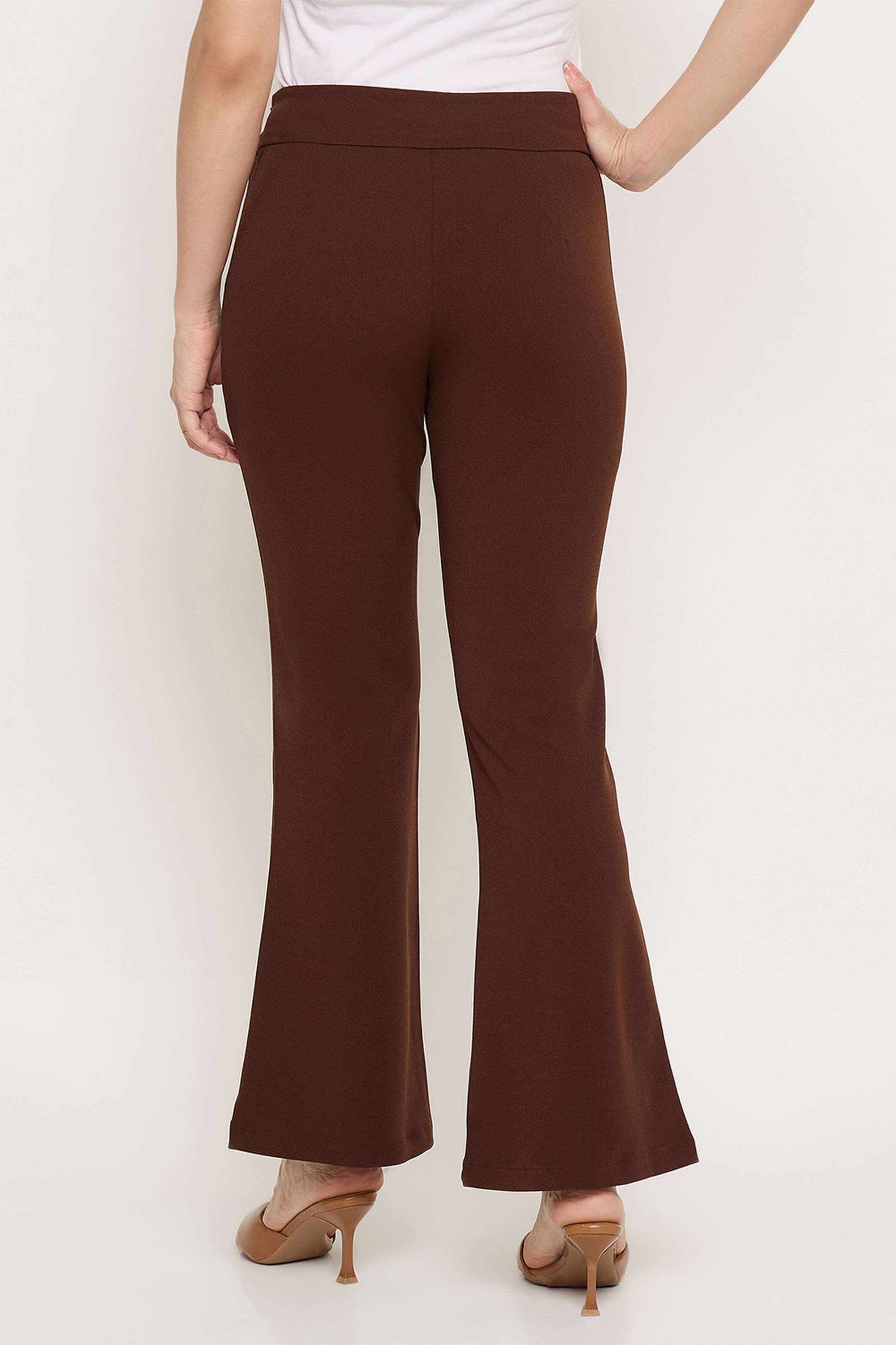 Solid-Regular-Fit-Polyester-Women-Casual-Wear-Trousers