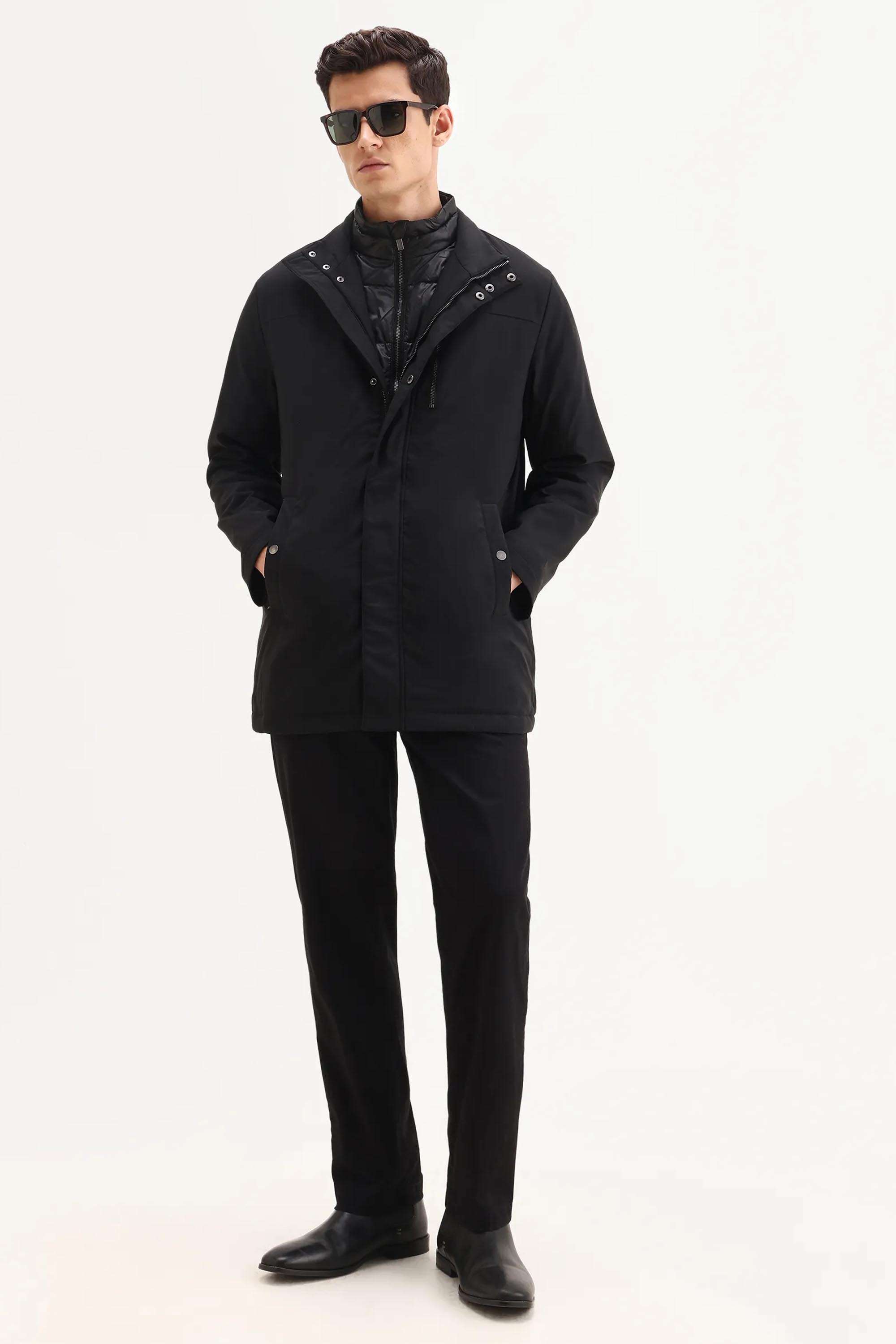 Solid-Cotton-Regular-Fit-Men-s-Jacket