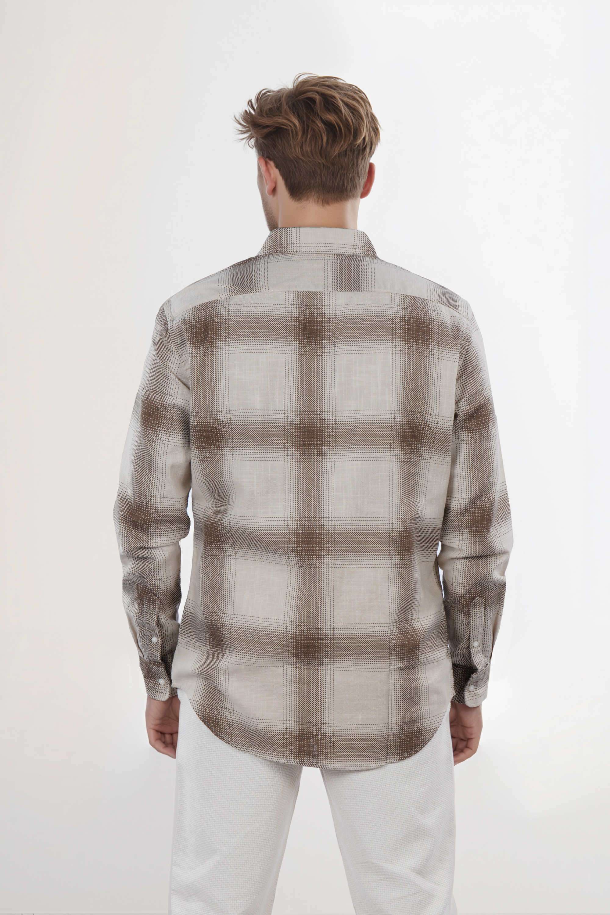 Checks-Cotton-Regular-Fit-Men-s-Casual-Wear-Shirt