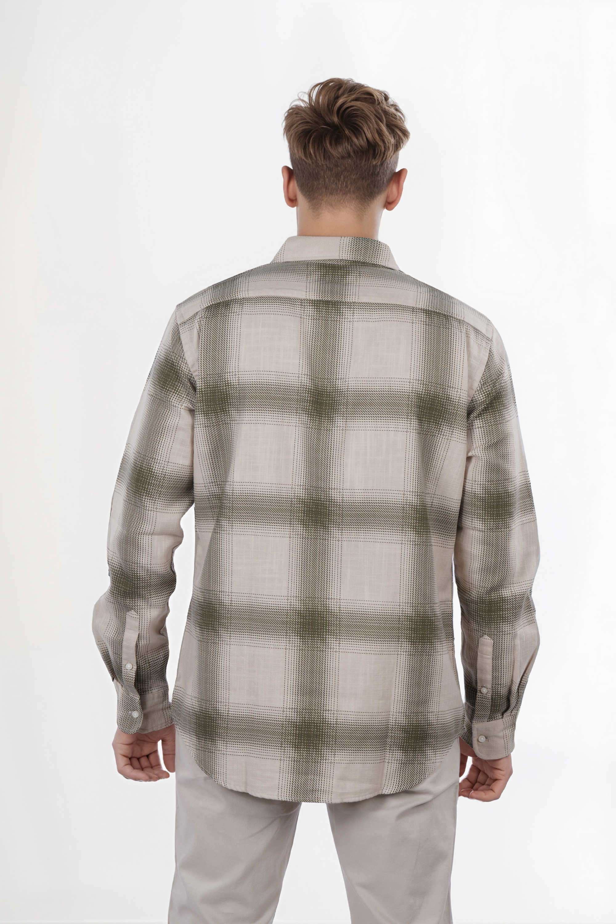 Checks-Cotton-Regular-Fit-Men-s-Casual-Wear-Shirt