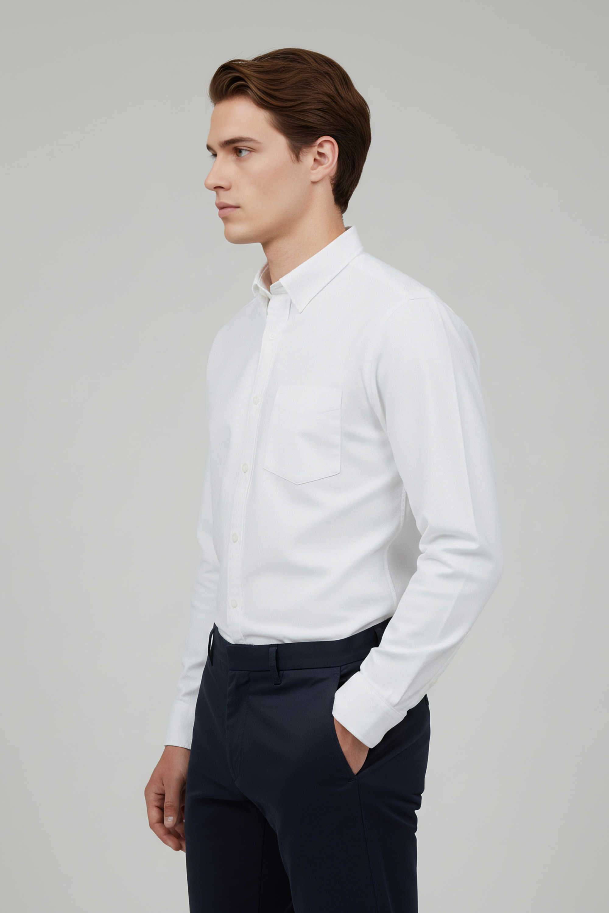 Solid-Cotton-Regular-Fit-Men-s-Casual-Shirt