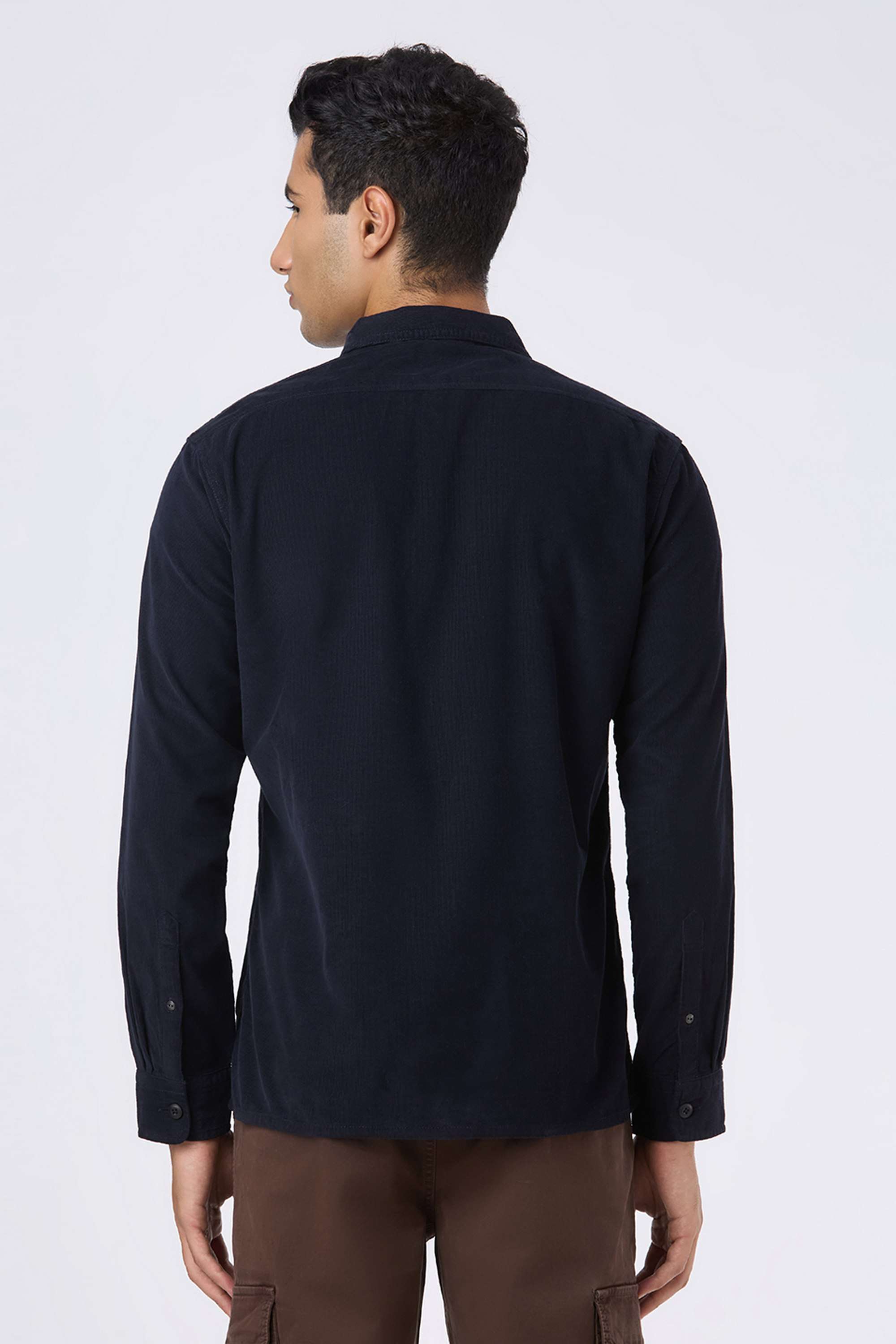 Solid-Cotton-Regular-Fit-Men-s-Shirt