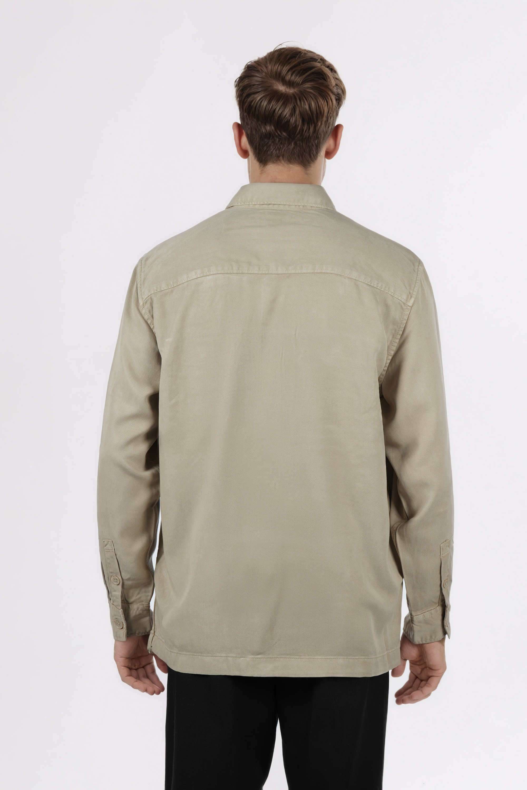 Solid-Cotton-Regular-Fit-Men-s-Casual-Wear-Shirt