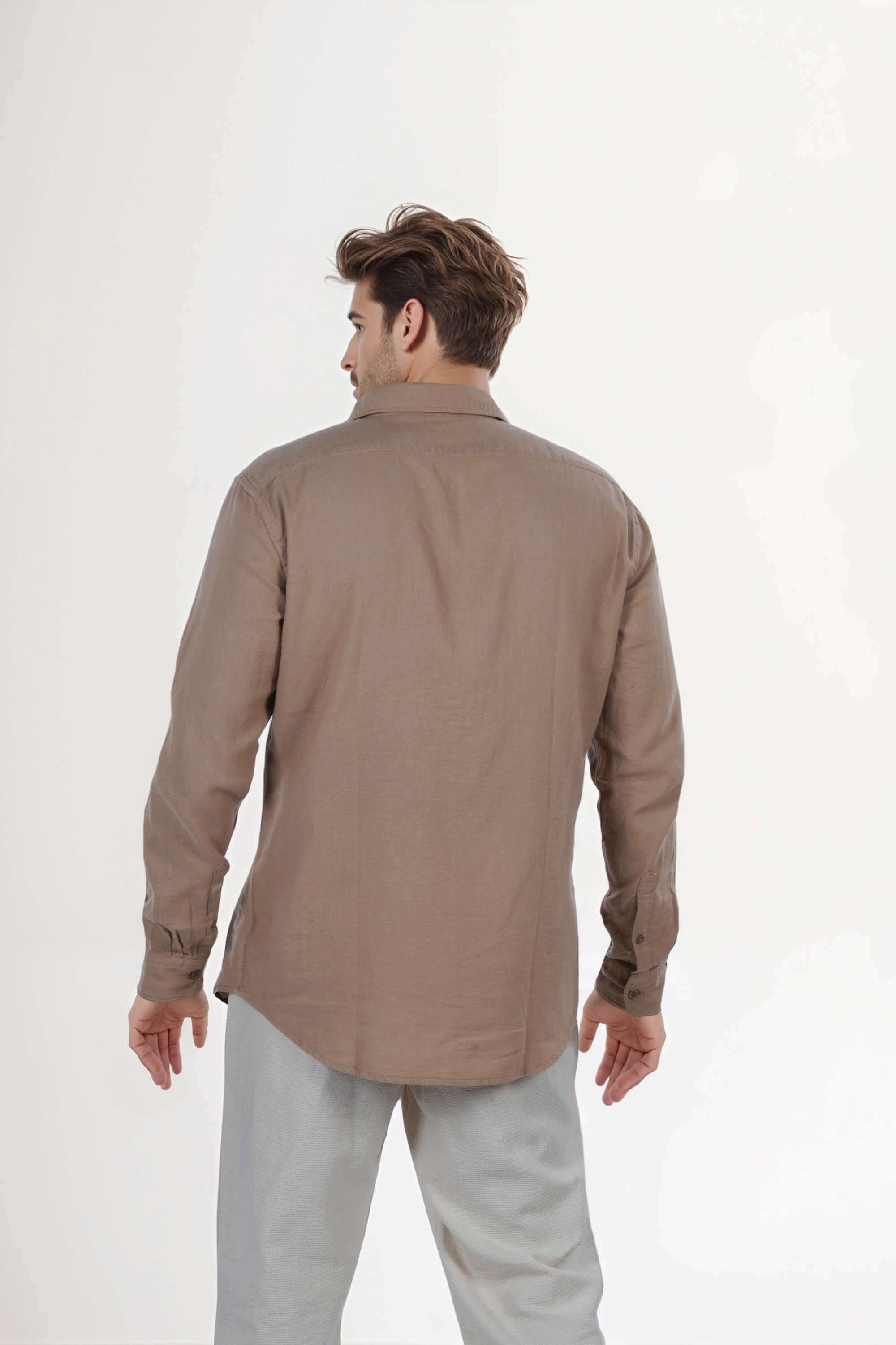 Textured-Cotton-Regular-Fit-Men-s-Casual-Wear-Shirt