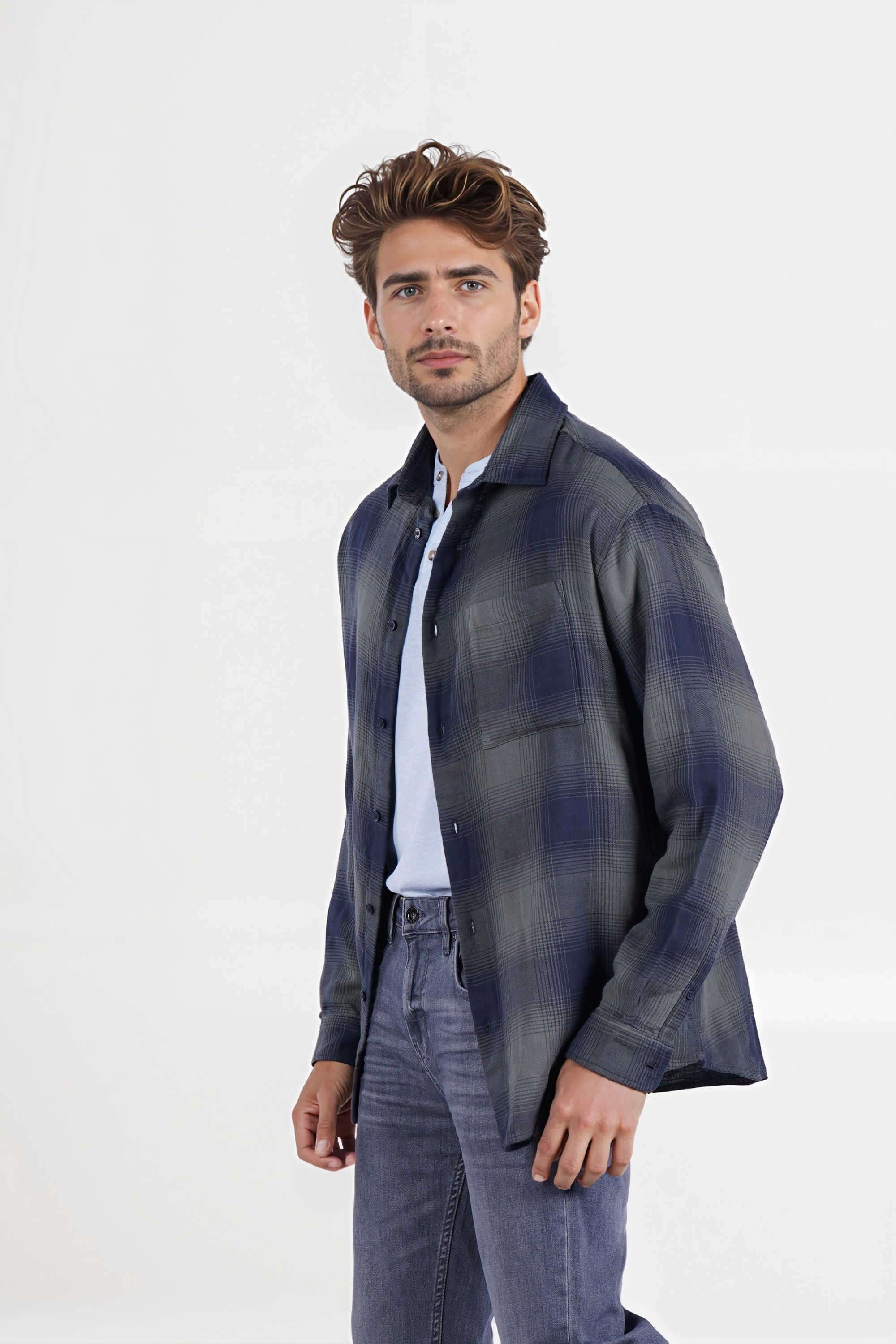 Checks-Cotton-Regular-Fit-Men-s-Casual-Shirt