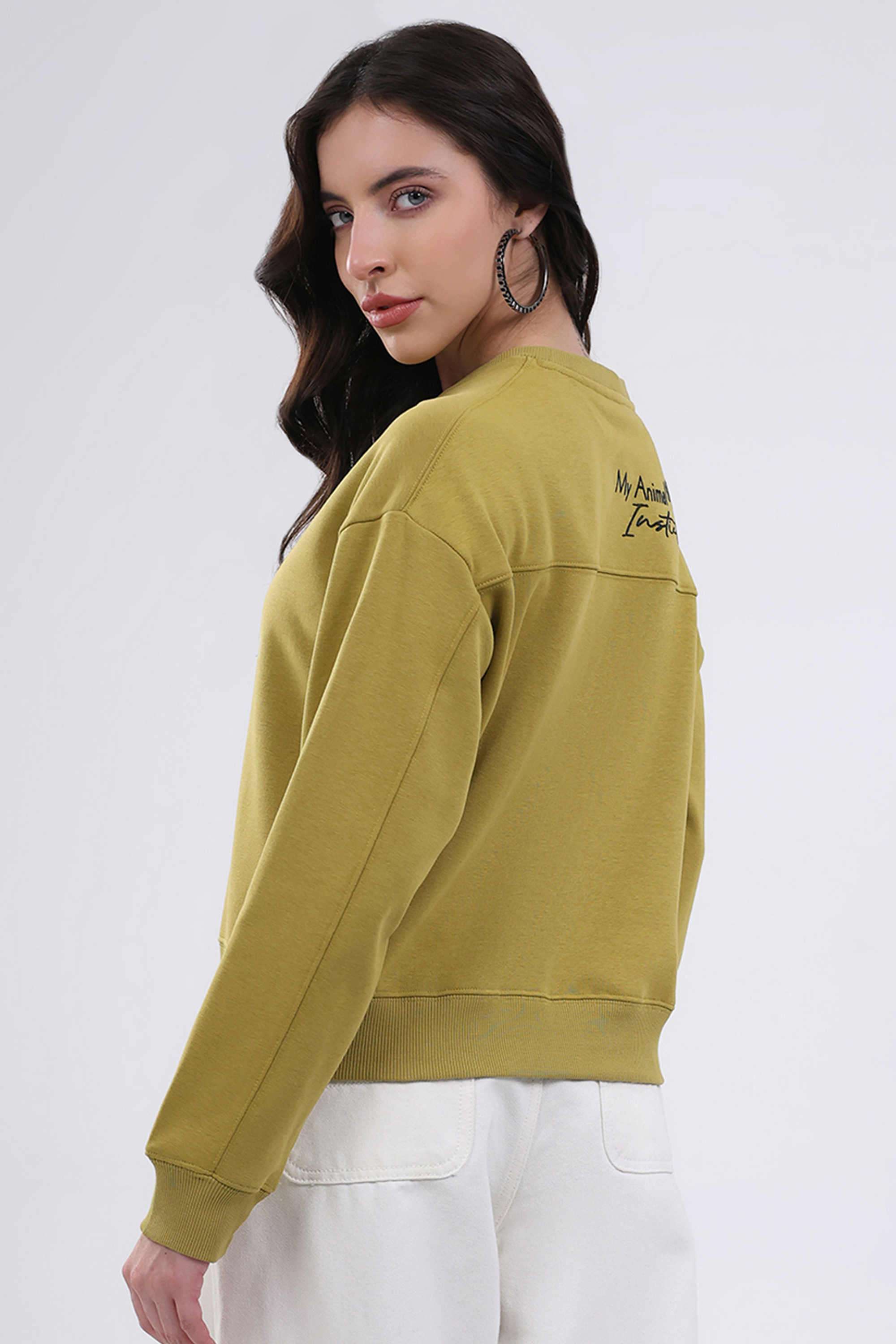Blended-Fabric-Women-s-Casual-Wear-Sweatshirt