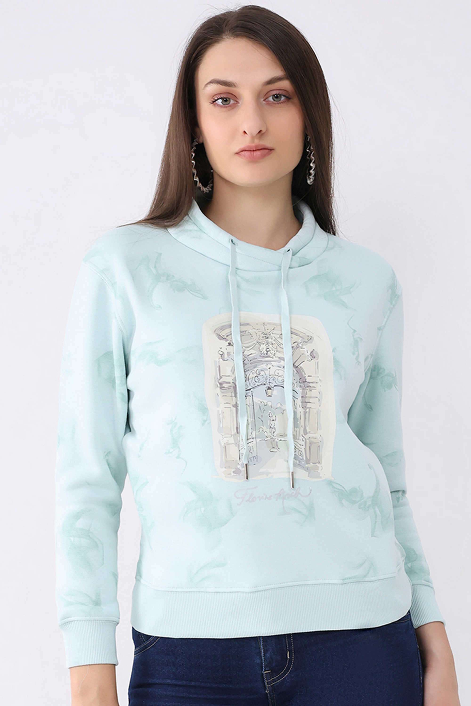Solid-Blended-Fabric-Women-s-Winter-Wear-Sweatshirt