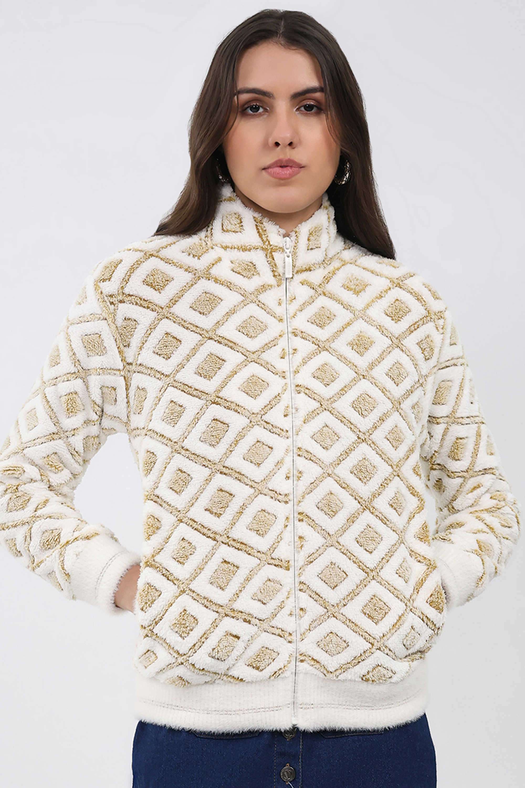 Solid-Blended-Fabric-Women-s-Winter-Wear-Sweatshirt