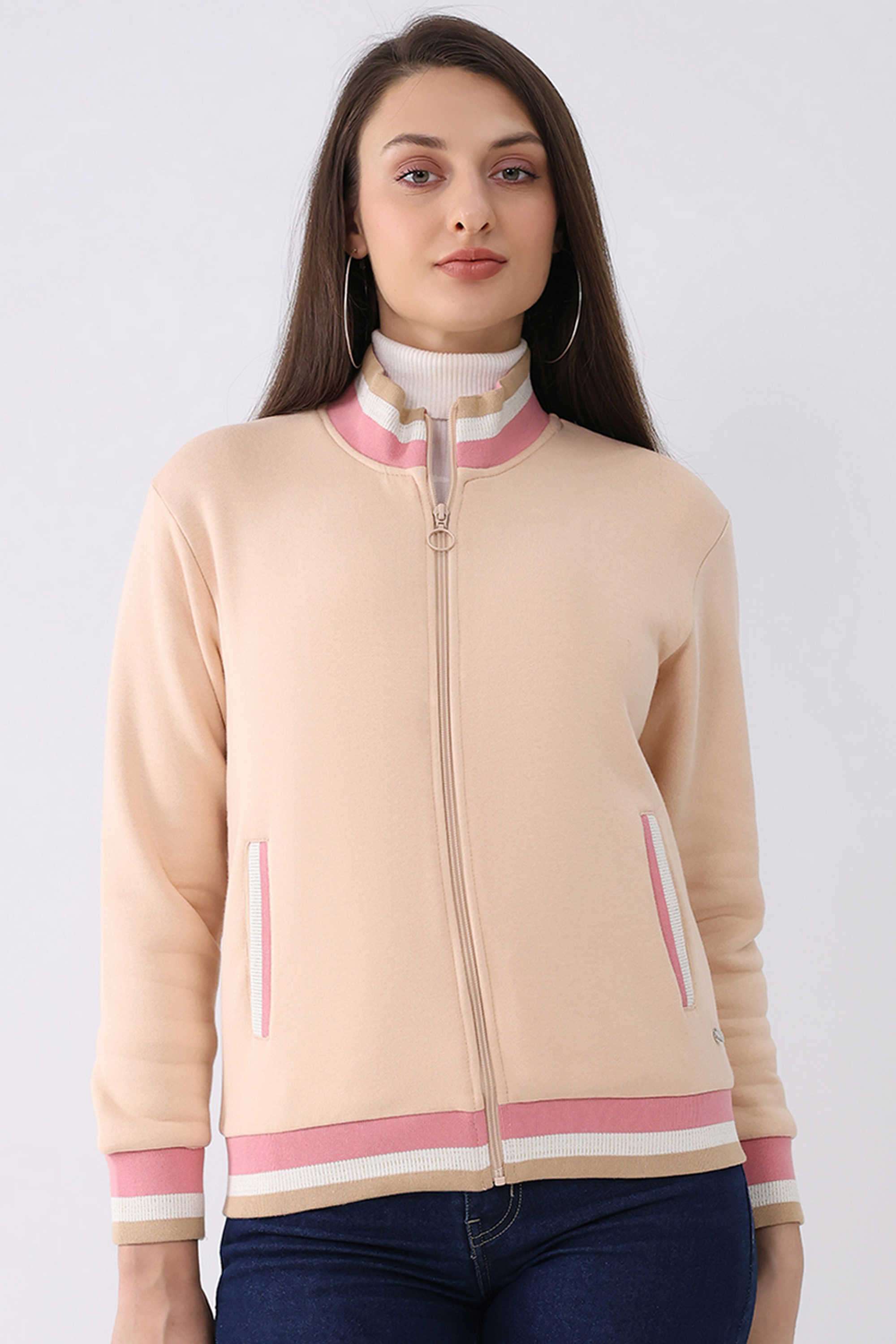 Solid-Blended-Fabric-Women-s-Winter-Wear-Sweatshirt