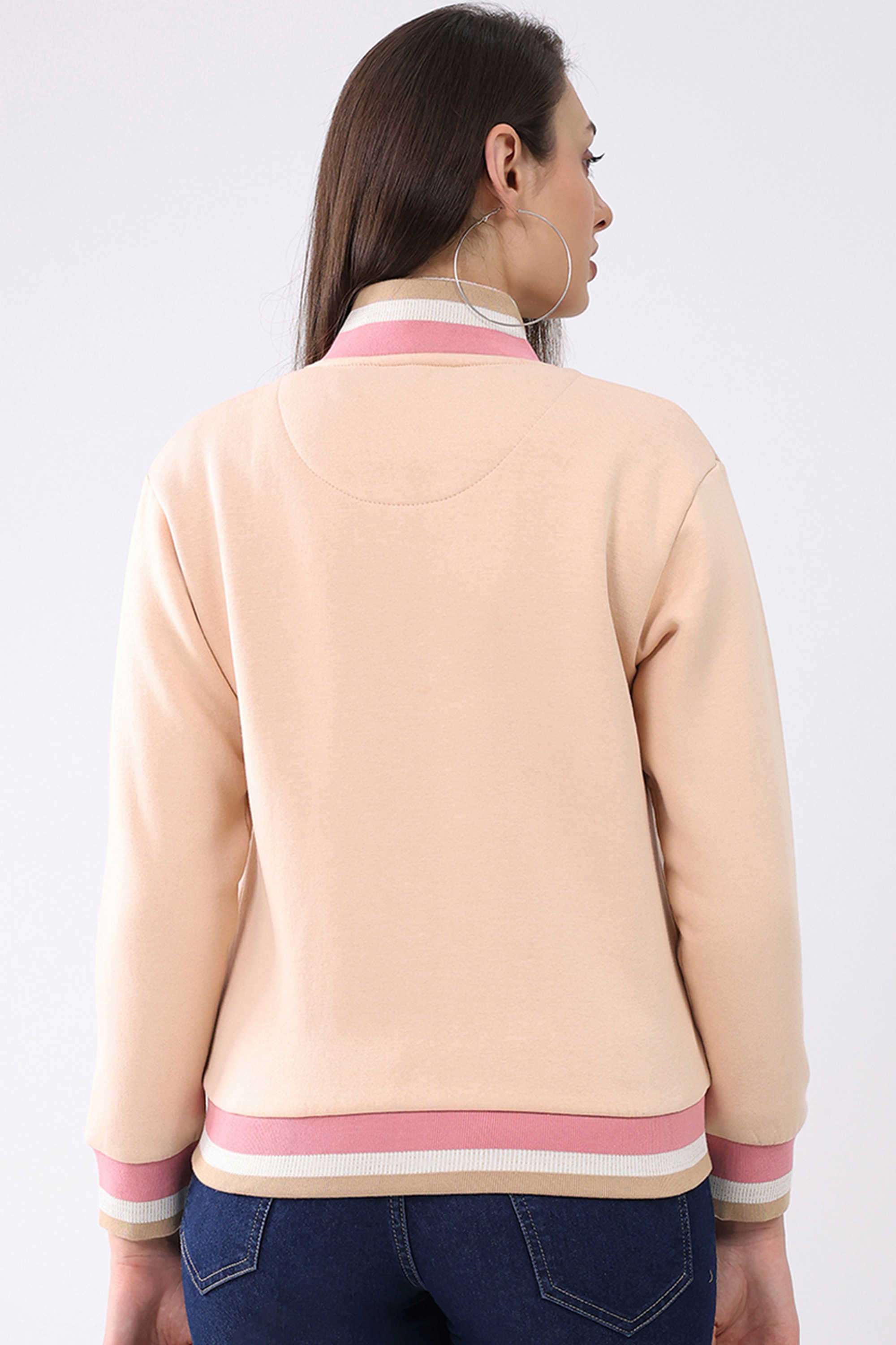 Solid-Blended-Fabric-Women-s-Winter-Wear-Sweatshirt