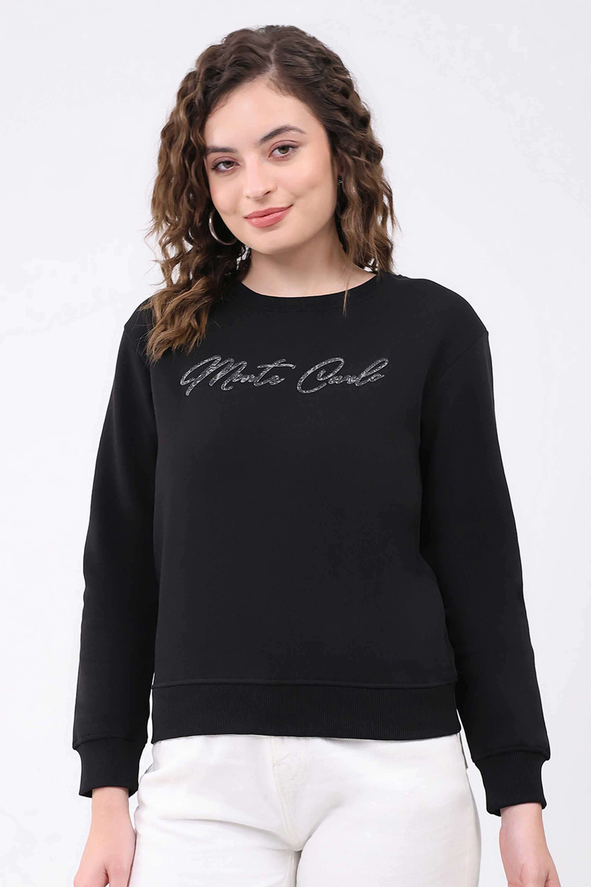 Solid-Blended-Fabric-Women-s-Winter-Wear-Sweatshirt