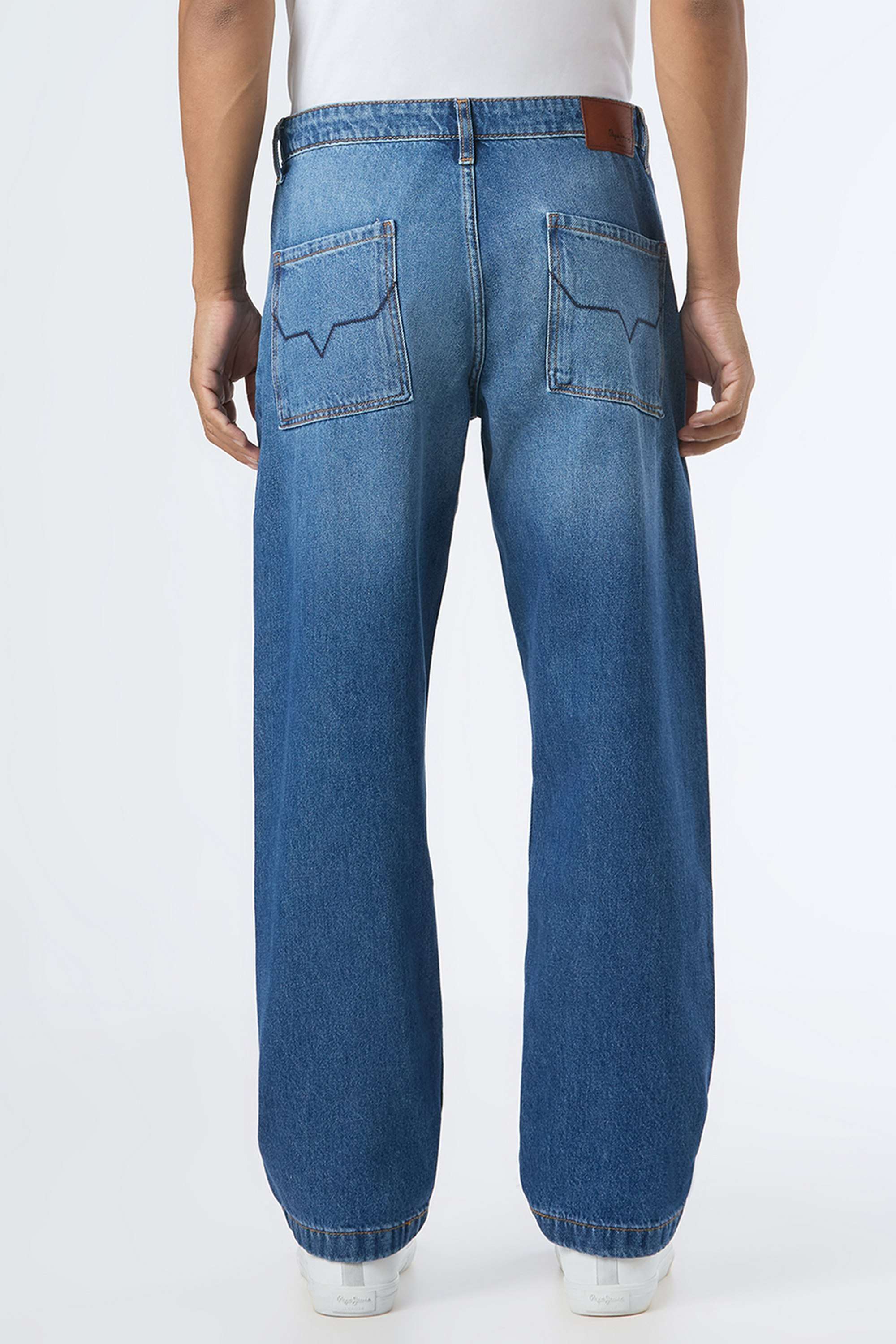 Solid-Cotton-Regular-Fit-Men-s-Jeans