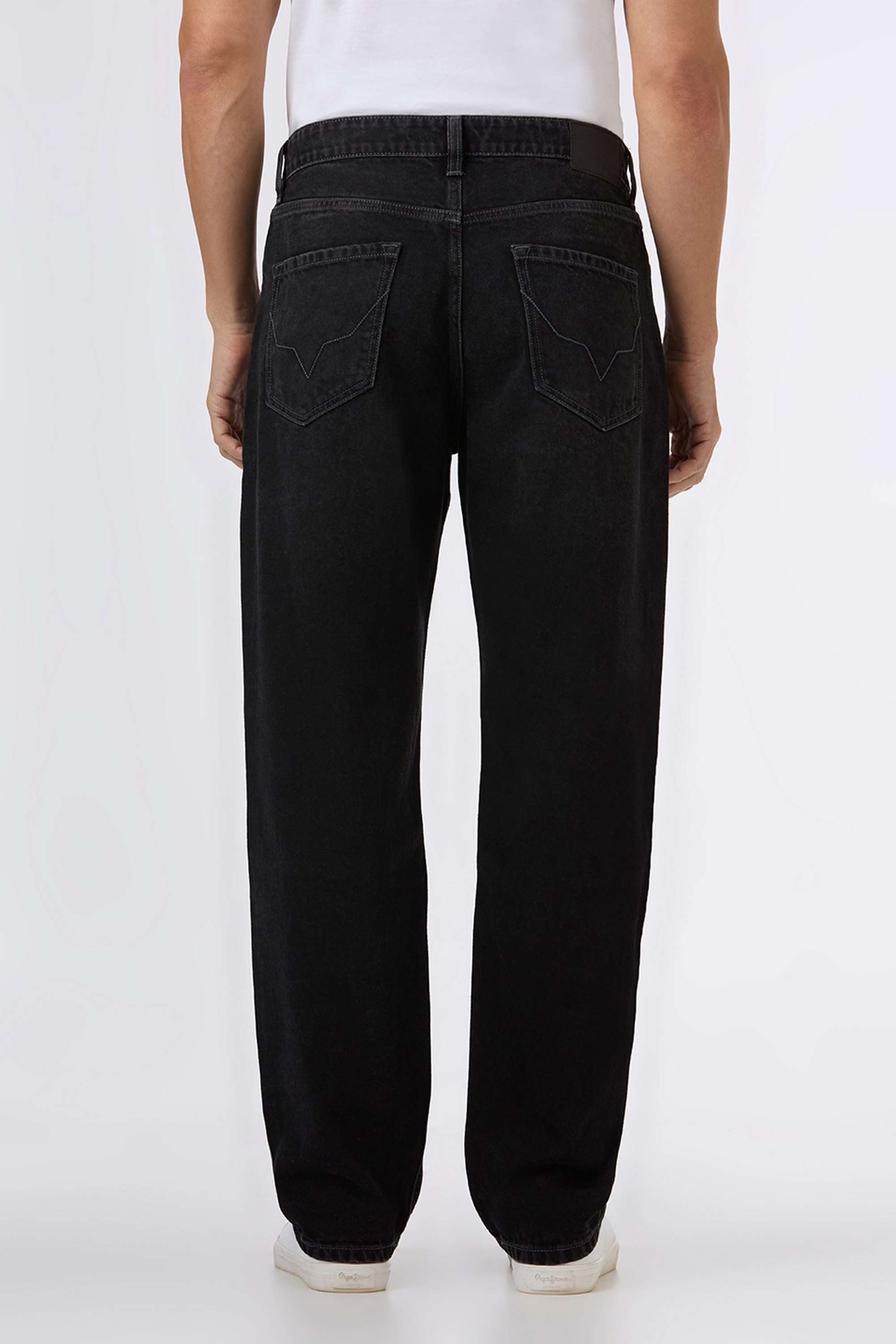 Solid-Cotton-Wide-Leg-Fit-Men-s-Jeans