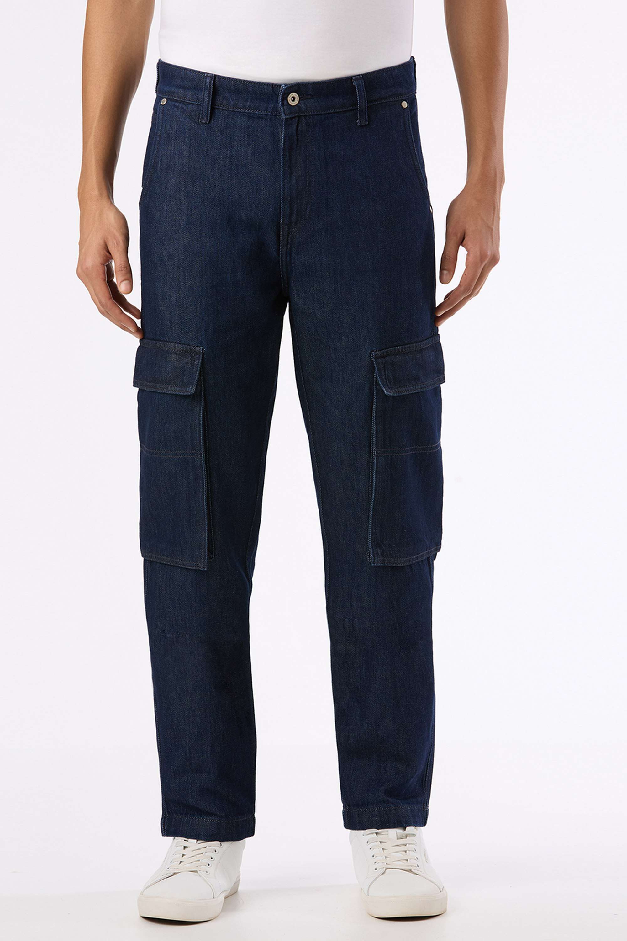 Solid-Cotton-Regular-Fit-Men-s-Jeans