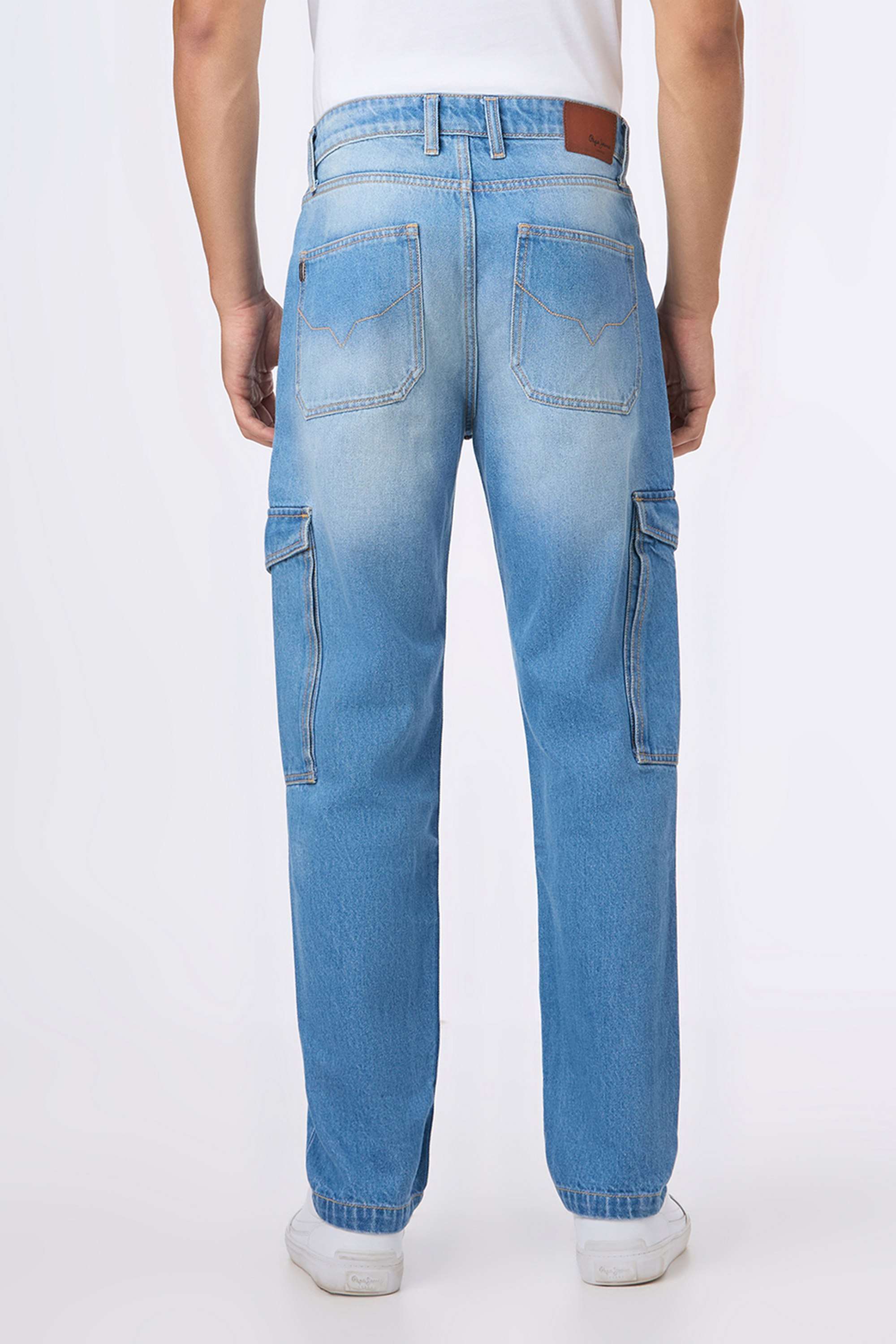 Solid-Cotton-Slim-Fit-Men-s-Jeans