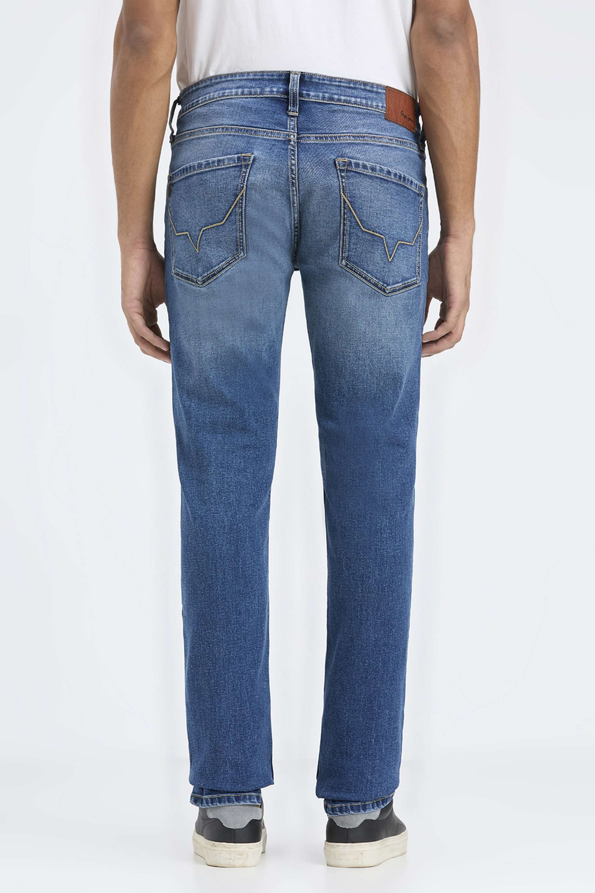 Solid-Cotton-Blend-Slim-Fit-Men-s-Jeans