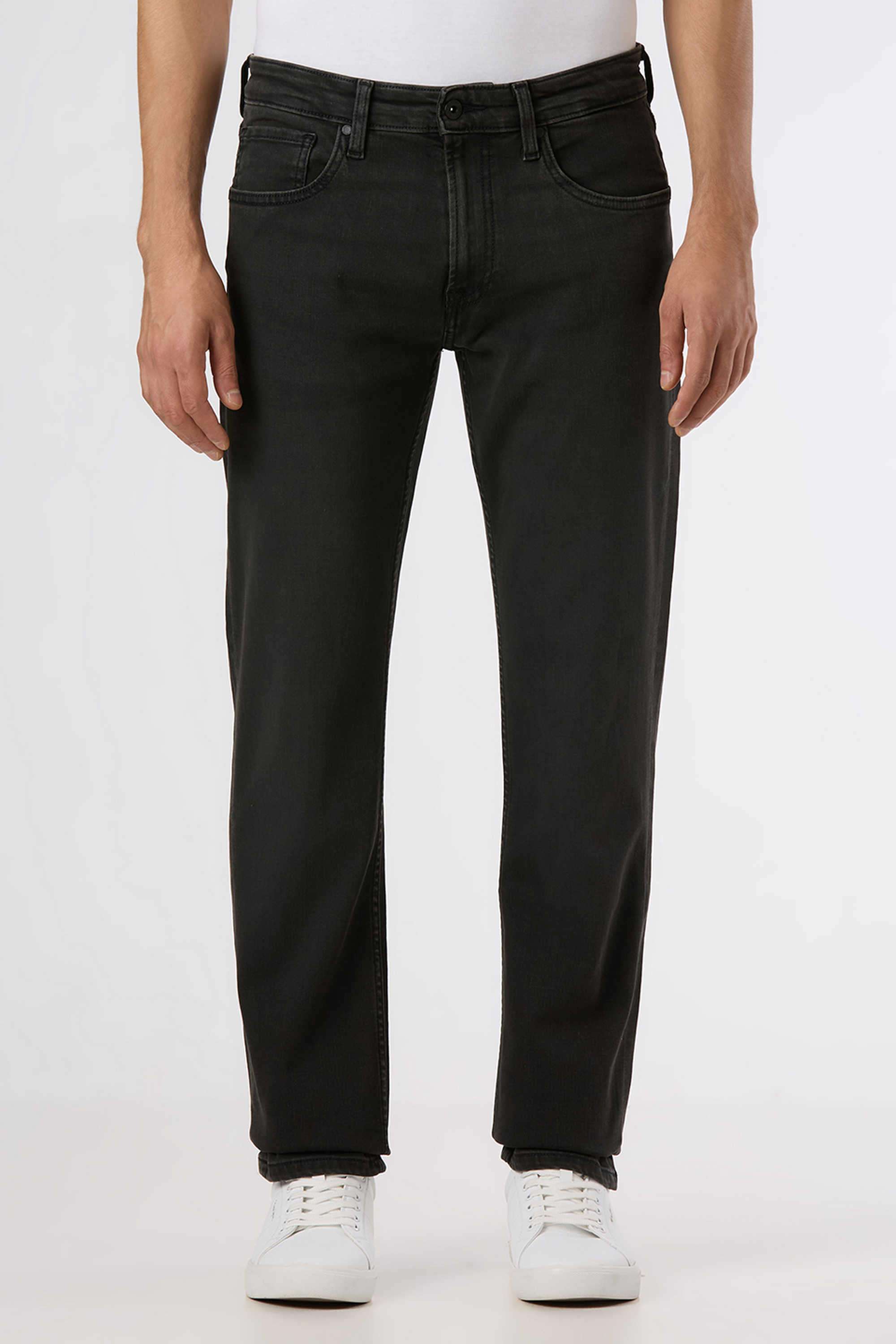 Light-Wash-Cotton-Straight-Fit-Men-Jeans